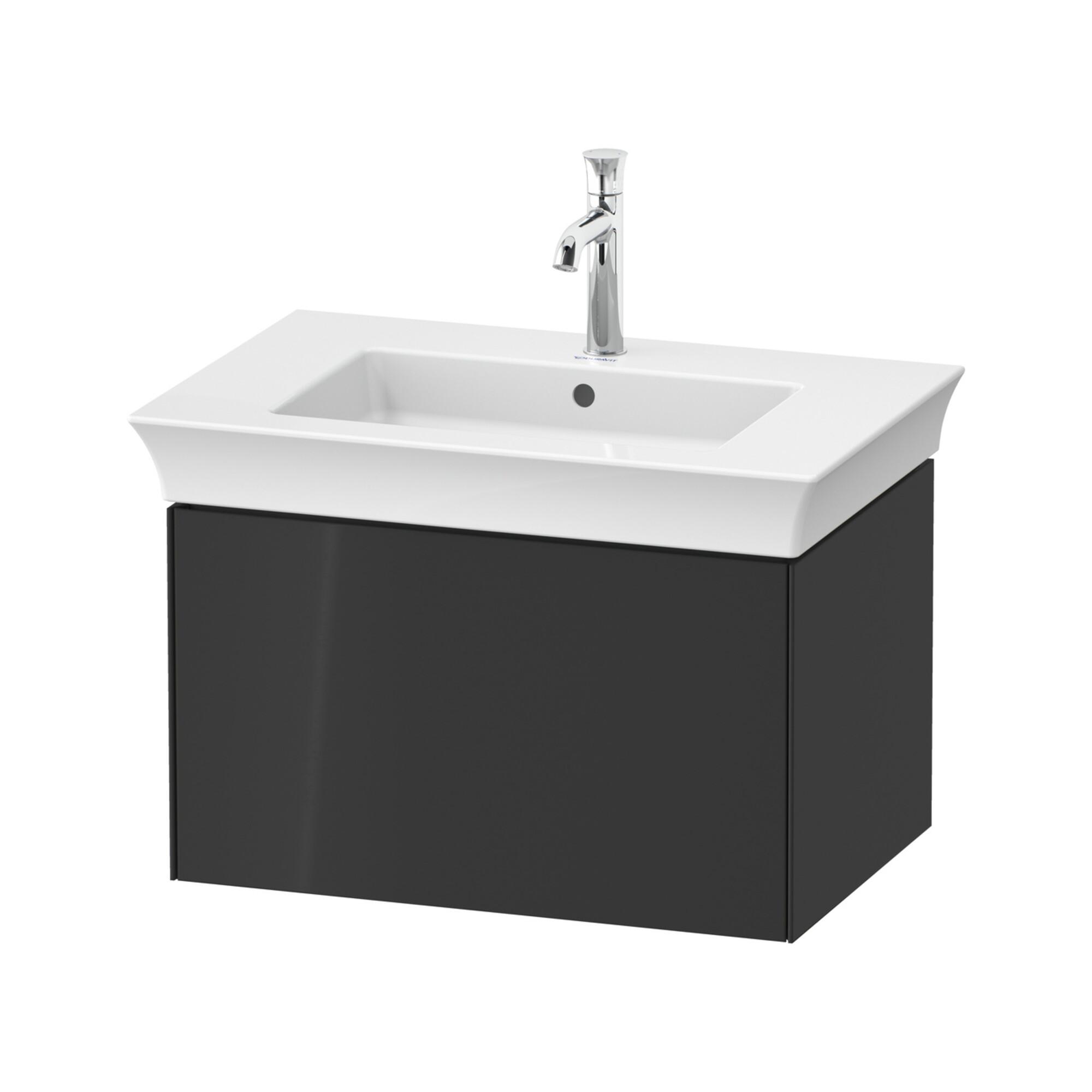 Duravit Waschtischunterschrank O. Es White Tulip 41X68,4X45,8Cm, 1 Ausz., Graph Hochglanz (WT42410H1H10010)