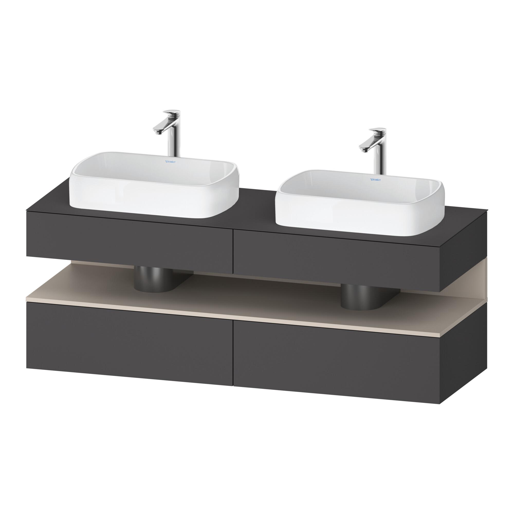 Duravit Waschtischunterschrank Qatego 160X55X60Cm, T M/Gr M, Pl, Beck. Beids. (QA4779091490000)