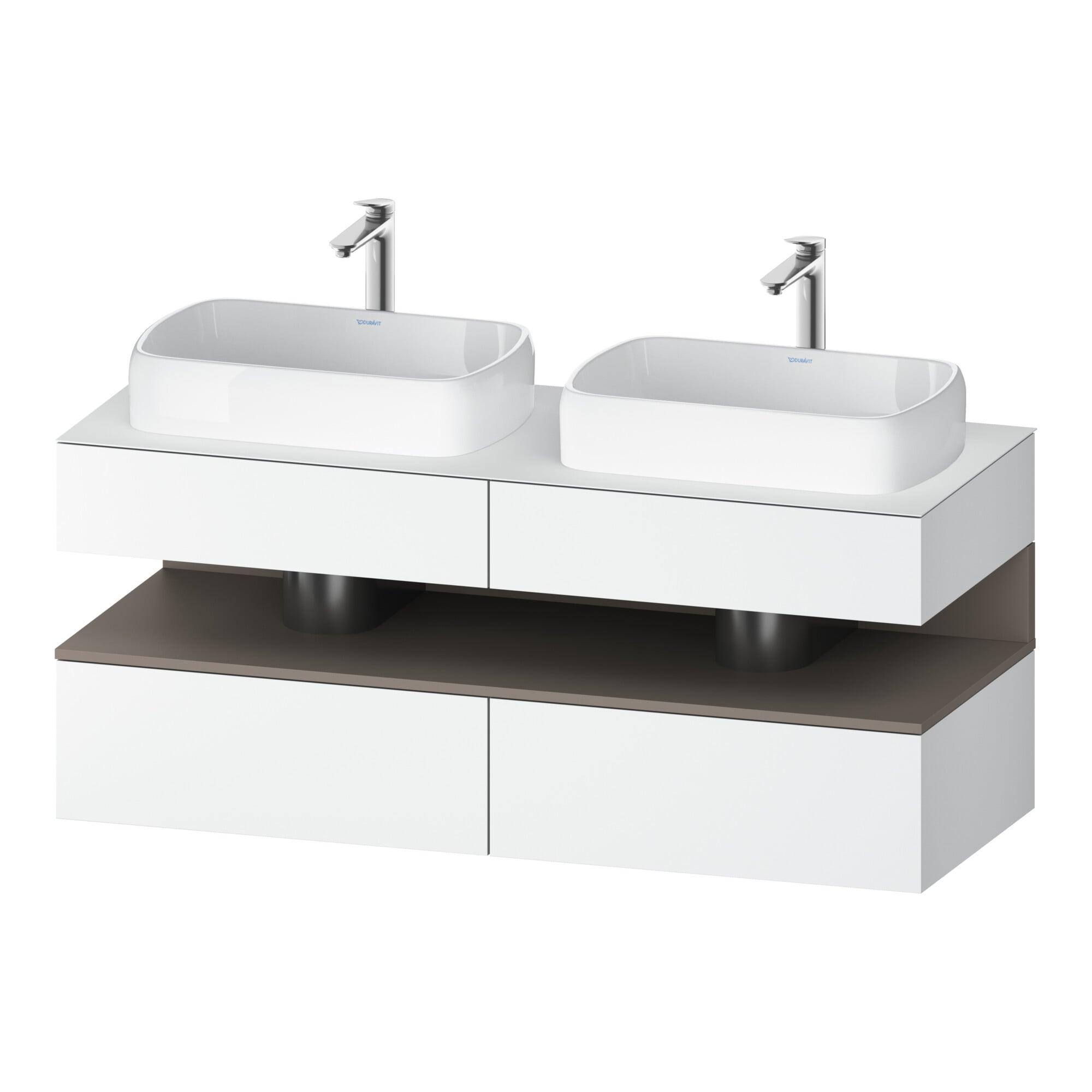 Duravit Waschtischunterschrank Qatego 140X55X60Cm, Ba M/We M, Pl, Beck. Beids. (QA4767043180000)