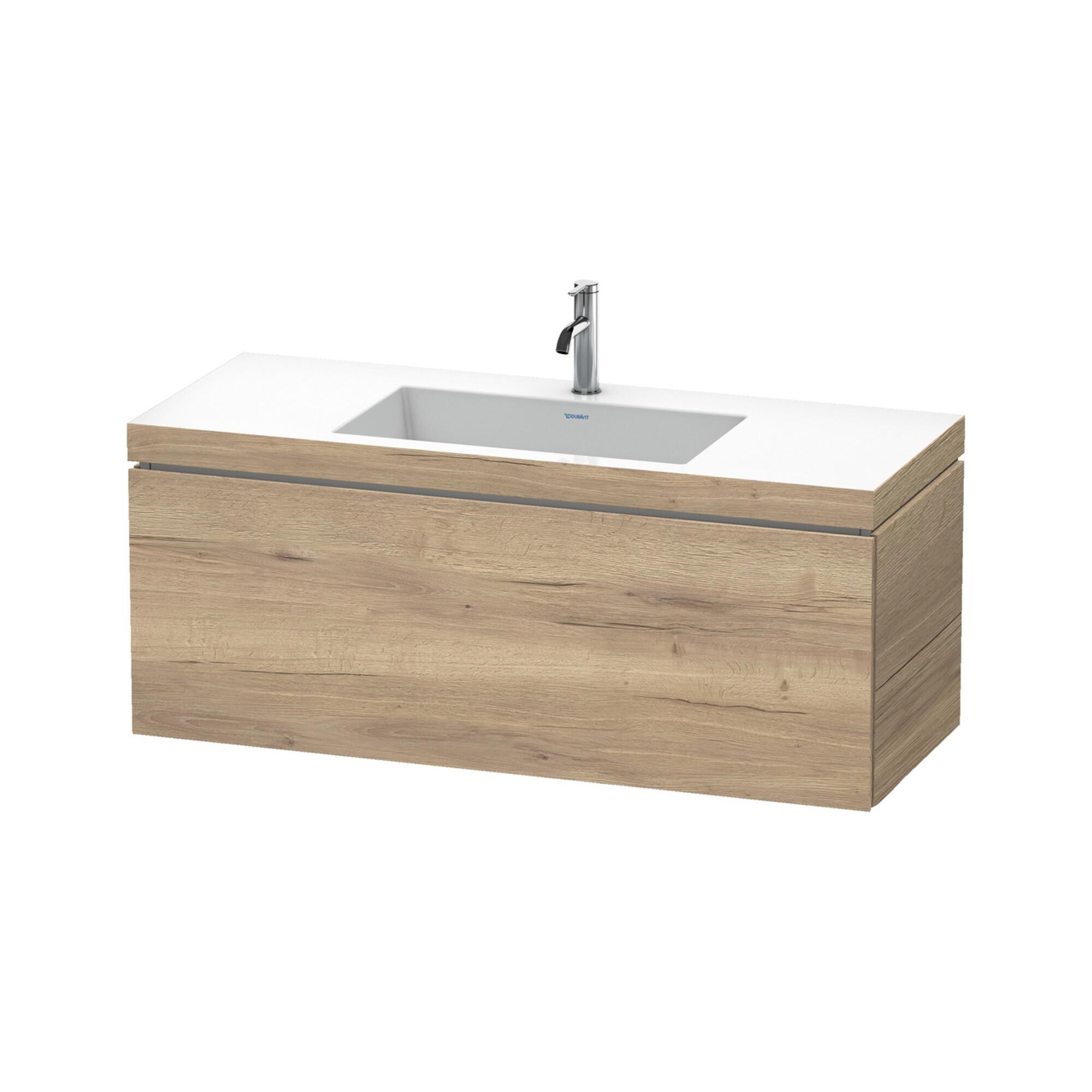 Duravit Waschtischunterschrank C-Bonded L-Cube 120X48Cm, 1 Hl, Ei Marm., 1 Ausz., WandhäNgend (LC6919O5555)