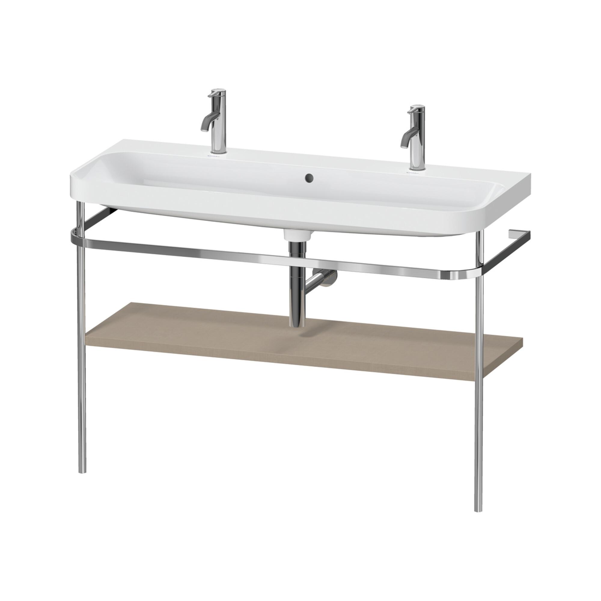 Duravit MöBelwaschtisch-Kombi Happy D.2 Plus 117,5X49Cm, 1 Hl, M Konsole, Leinen (HP4849O75750000)