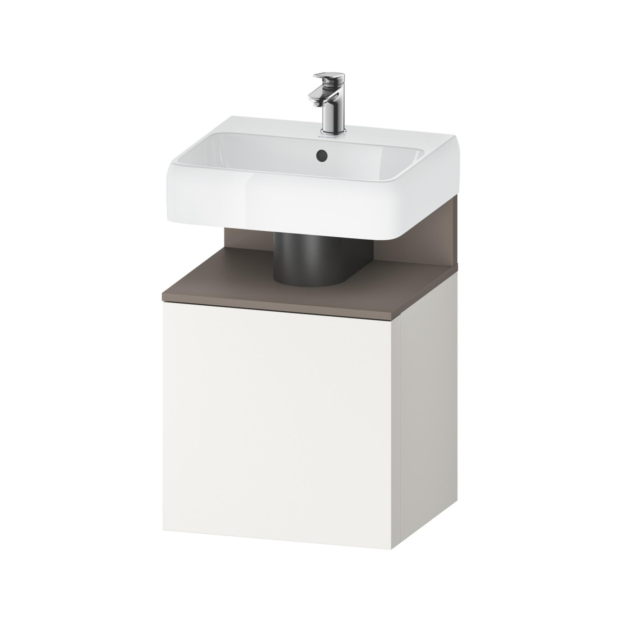 Duravit Waschtischunterschrank Qatego 49X42X64,5Cm, 1 T, T R, Ba Matt/We Matt (QA4077R43840000)