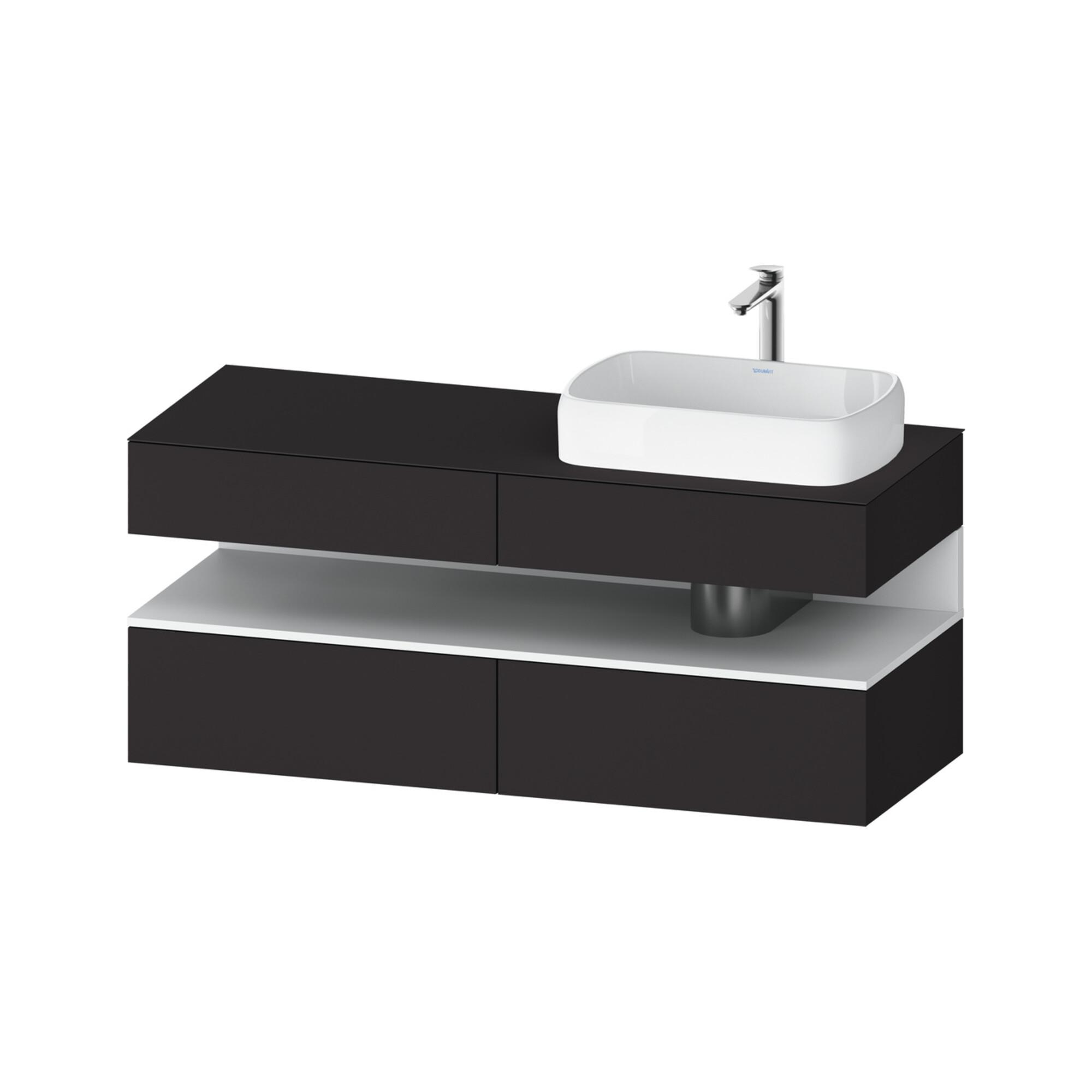 Duravit Waschtischunterschrank Qatego 140X55X60Cm, W M/Gr M, Pl, Beck. Re (QA4766018800000)