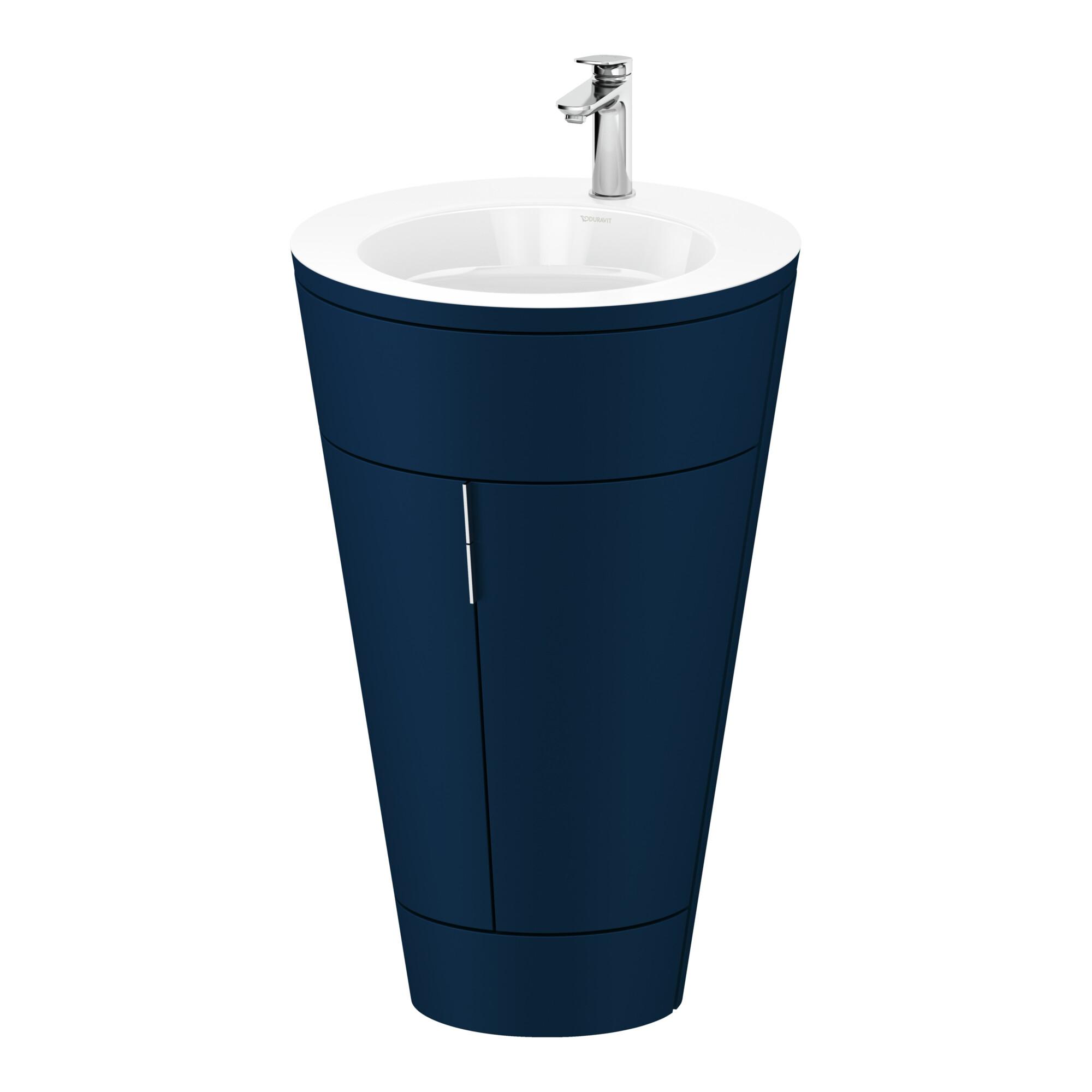 Duravit Waschtischunterschrank C-Bonded Set Starck 1 56X86,4X60,5Cm, St, Ib, G C, Blau S-Matt (S19513O10980010)