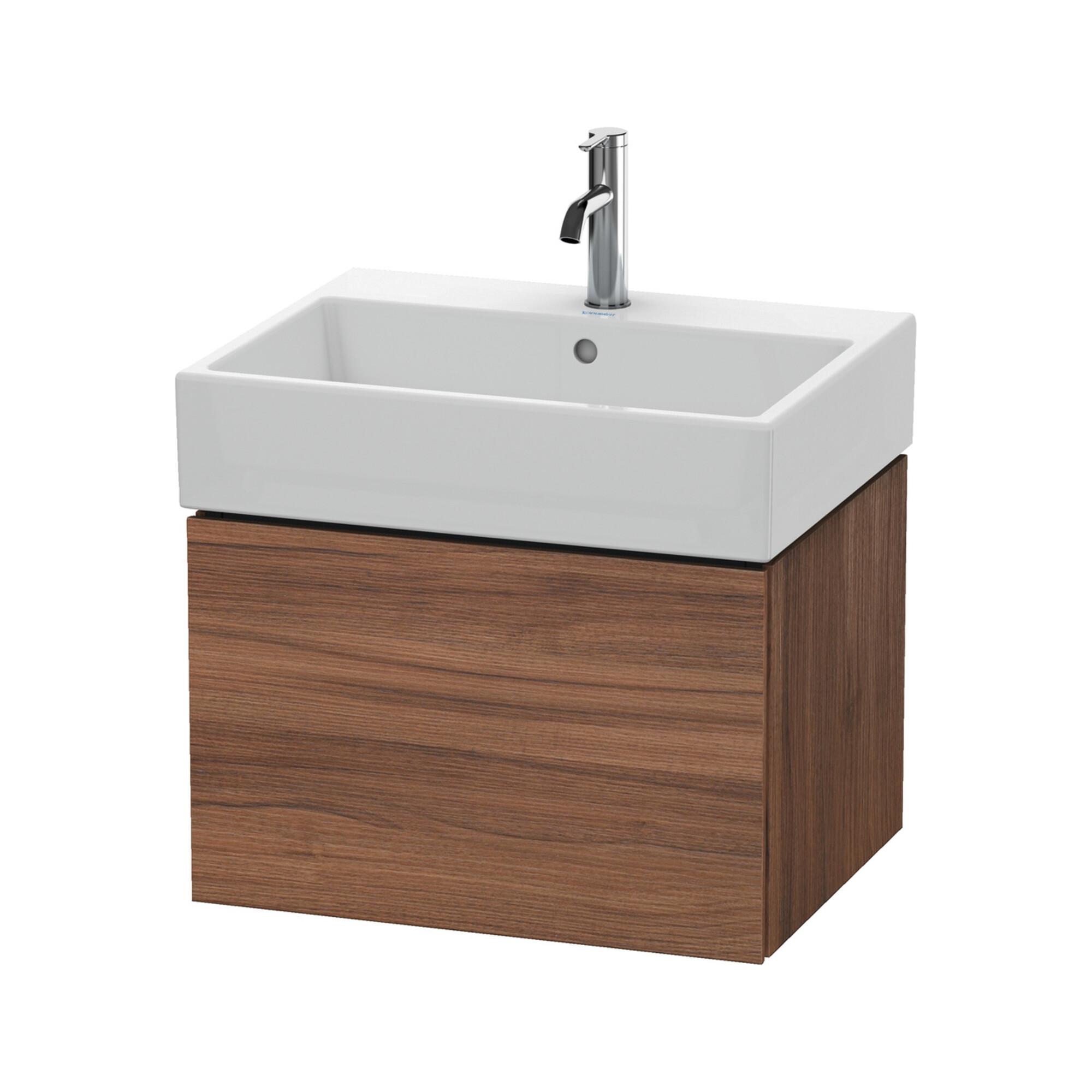 Duravit Waschtischunterschrank L-Cube 58,4X 45,9Cm, Nussb Nat, 1 Ausz., WandhäNgend (LC617507979)