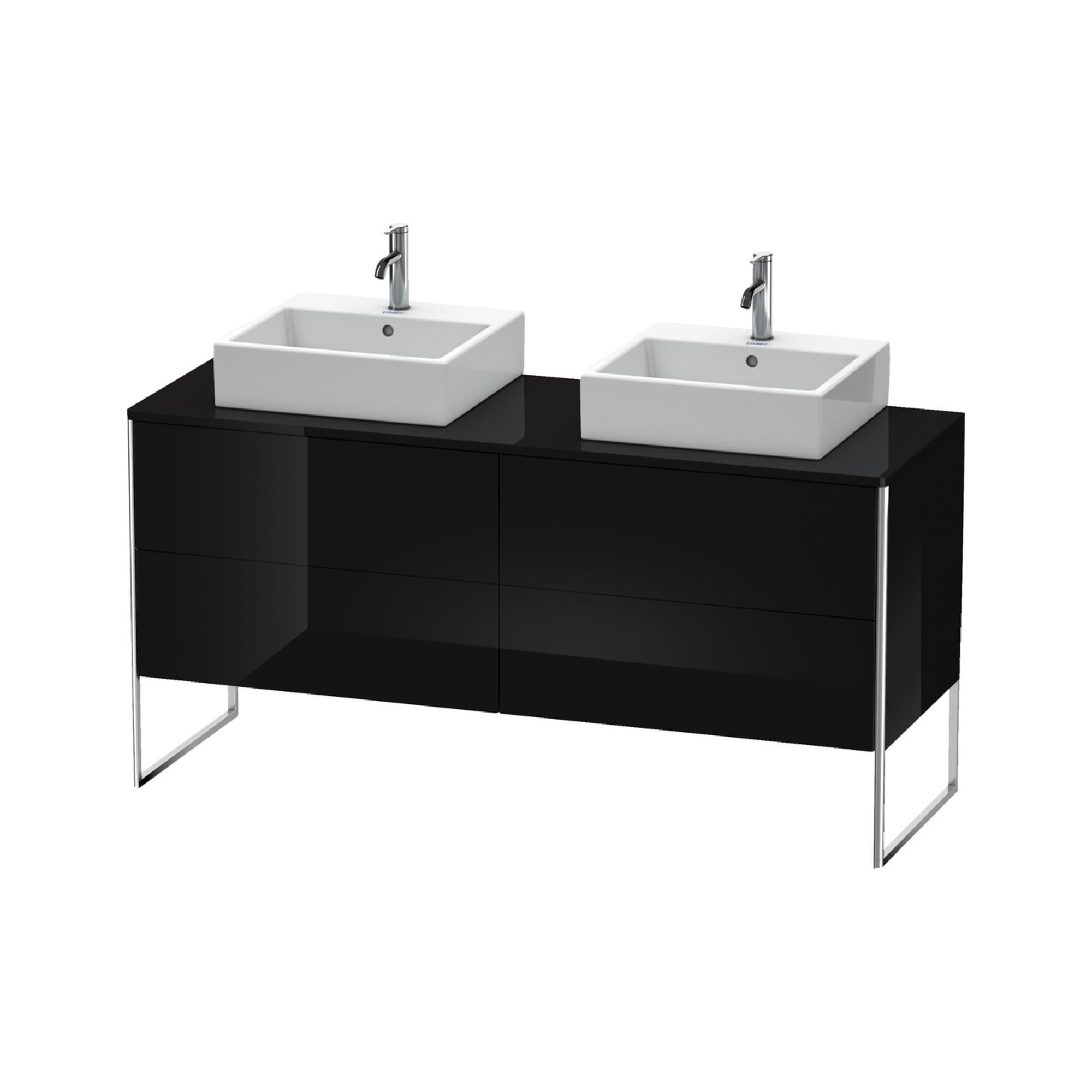 Duravit Waschtischunterschrank Xsquare 160X54,8X77,8Cm, 4 Ausz., Steh., Sw Hgl (XS4927B4040)