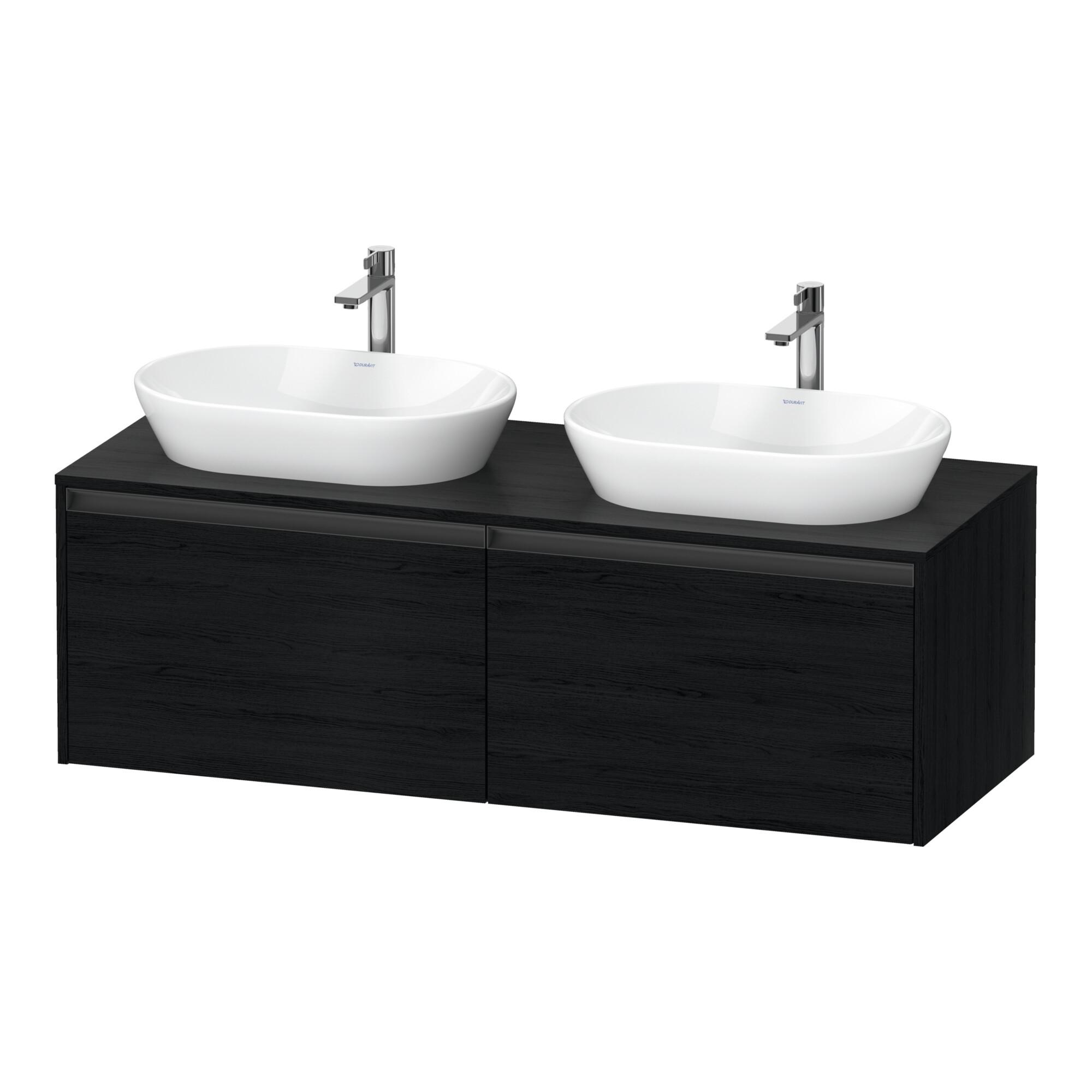 Duravit Waschtischunterschrank Ketho.2 140X55Cm, B Bs, Ei Sw, 2 Ausz., WandhäNgend (K24888B16160000)
