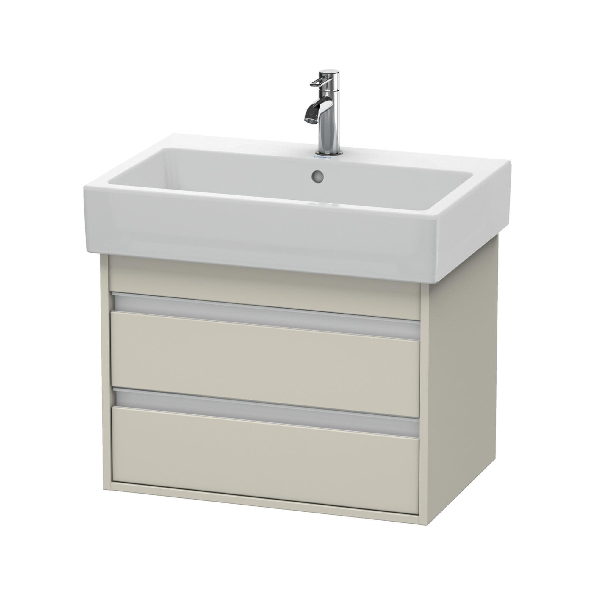 Duravit Waschtischunterschrank Ketho 65X44Cm, Tau, 2 SchubkäSten, WandhäNgend (KT662409191)