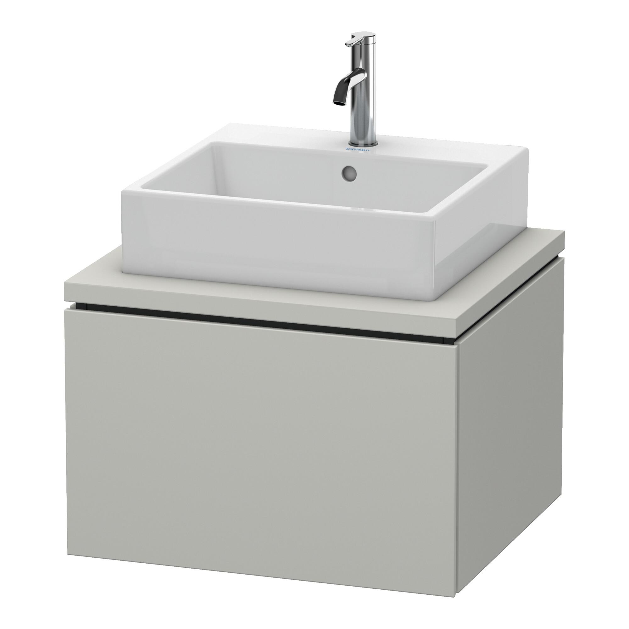 Duravit Waschtischunterschrank L-Cube 62X54,7Cm, Betongr Ma, F Kons, 1 Auszug (LC581000707)