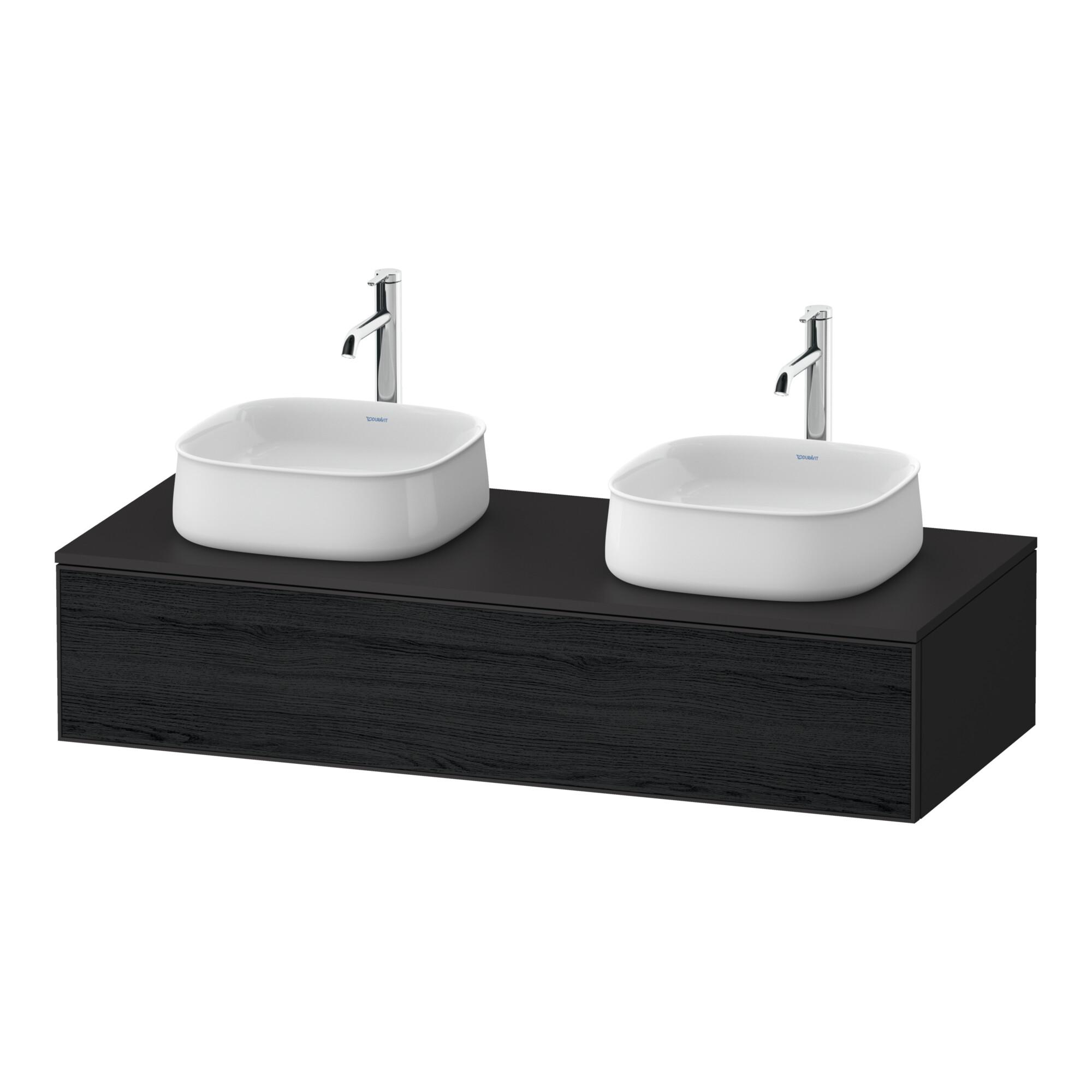 Duravit Waschtischunterschrank Zencha 130X55Cm, B Bs, E Schw/Gra M, K Einr-Sys (ZE4813B16800000)