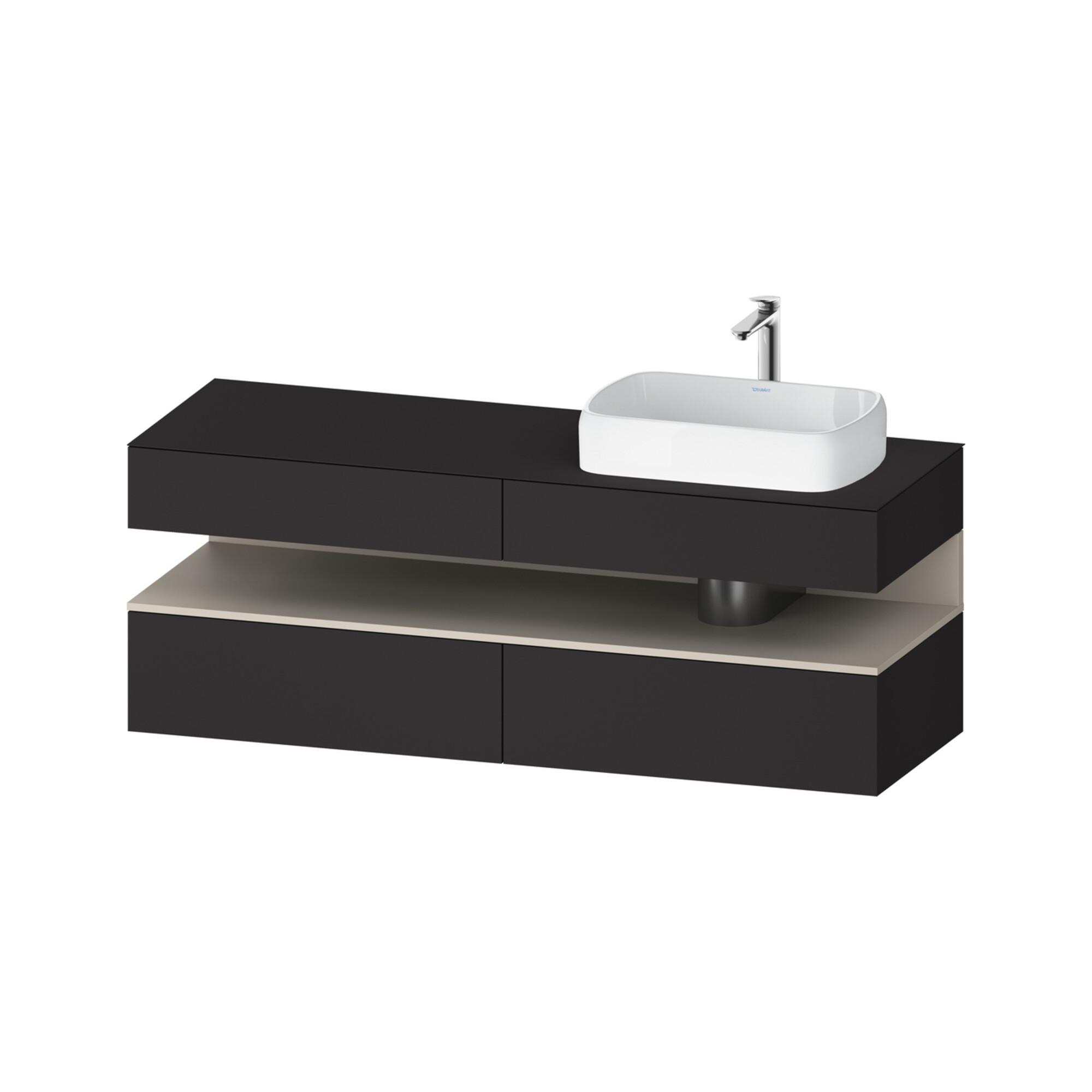 Duravit Waschtischunterschrank Qatego 160X55X60Cm, T M/Gr M, Pl, B R, Nischenb (QA4778091800010)