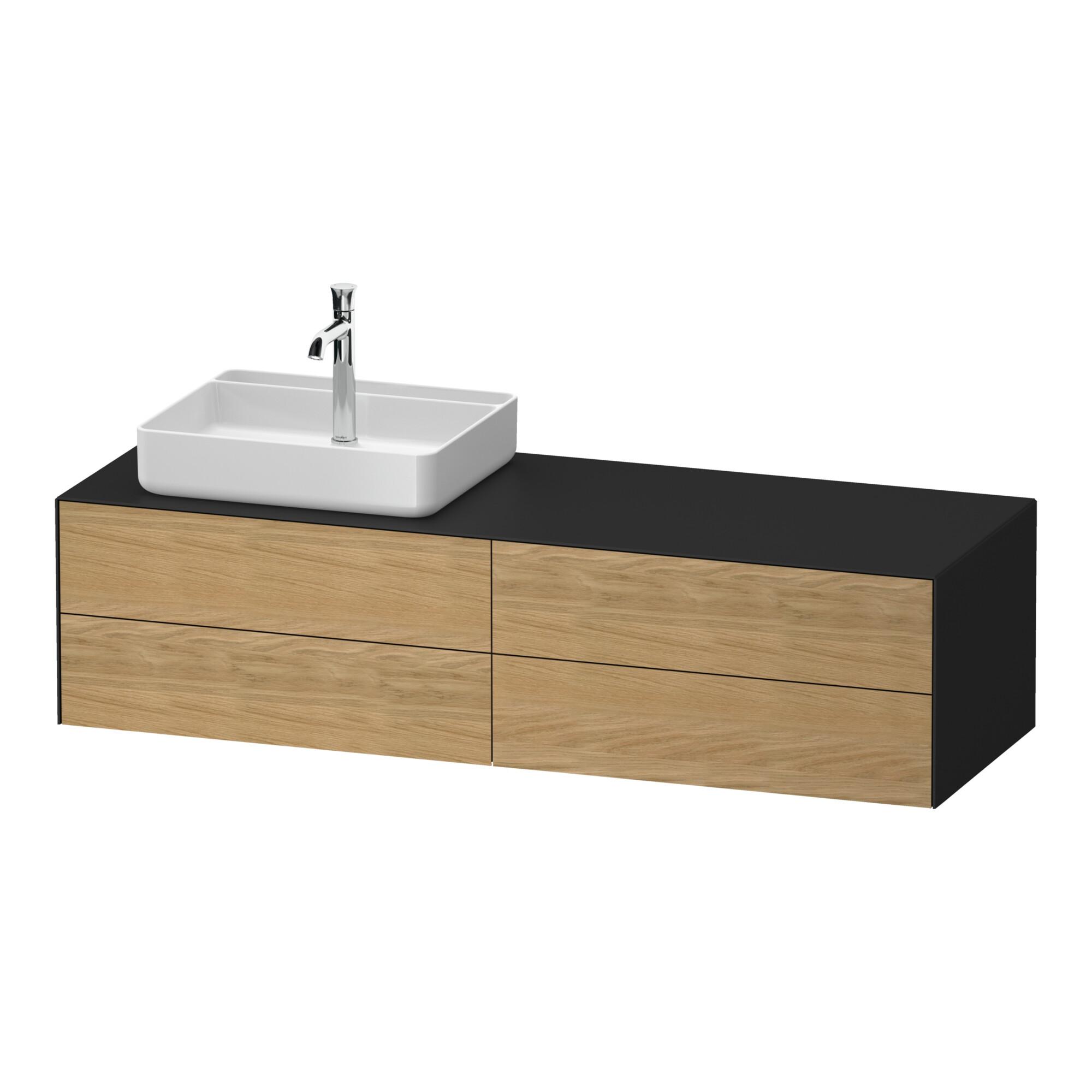 Duravit Waschtischunterschrank White Tulip 160X55Cm, Be L, E N Gra Sm, K Ei/M Ib (WT4867LH5580010)