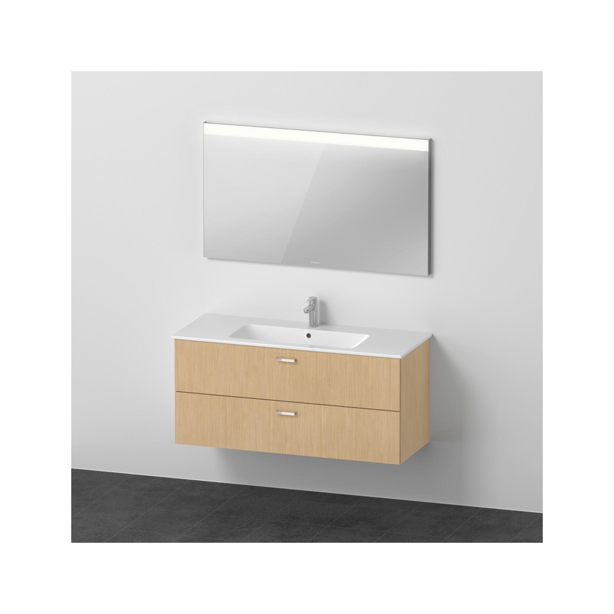 Duravit MöBel-Set Xbase 2 SchubkäSten, 123Cm, Eiche Natur (XB0073030300000)