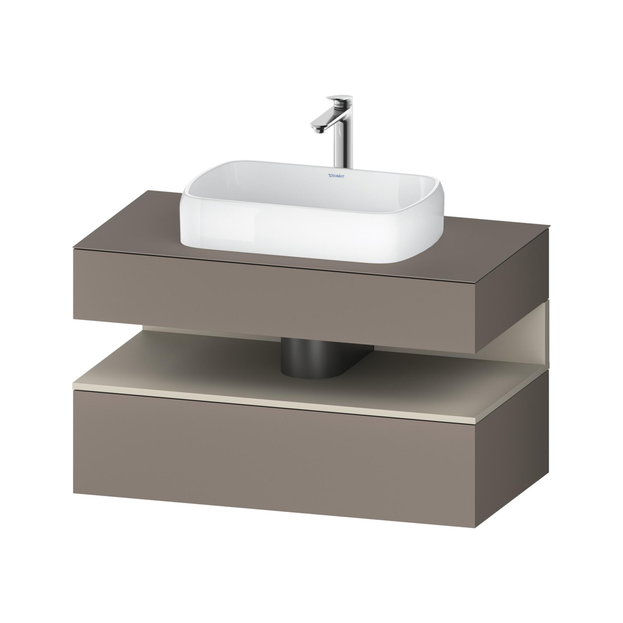 Duravit Waschtischunterschrank Qatego 100X55X60Cm, T M/Ba M, Pl, Nischenb (QA4731083430010)