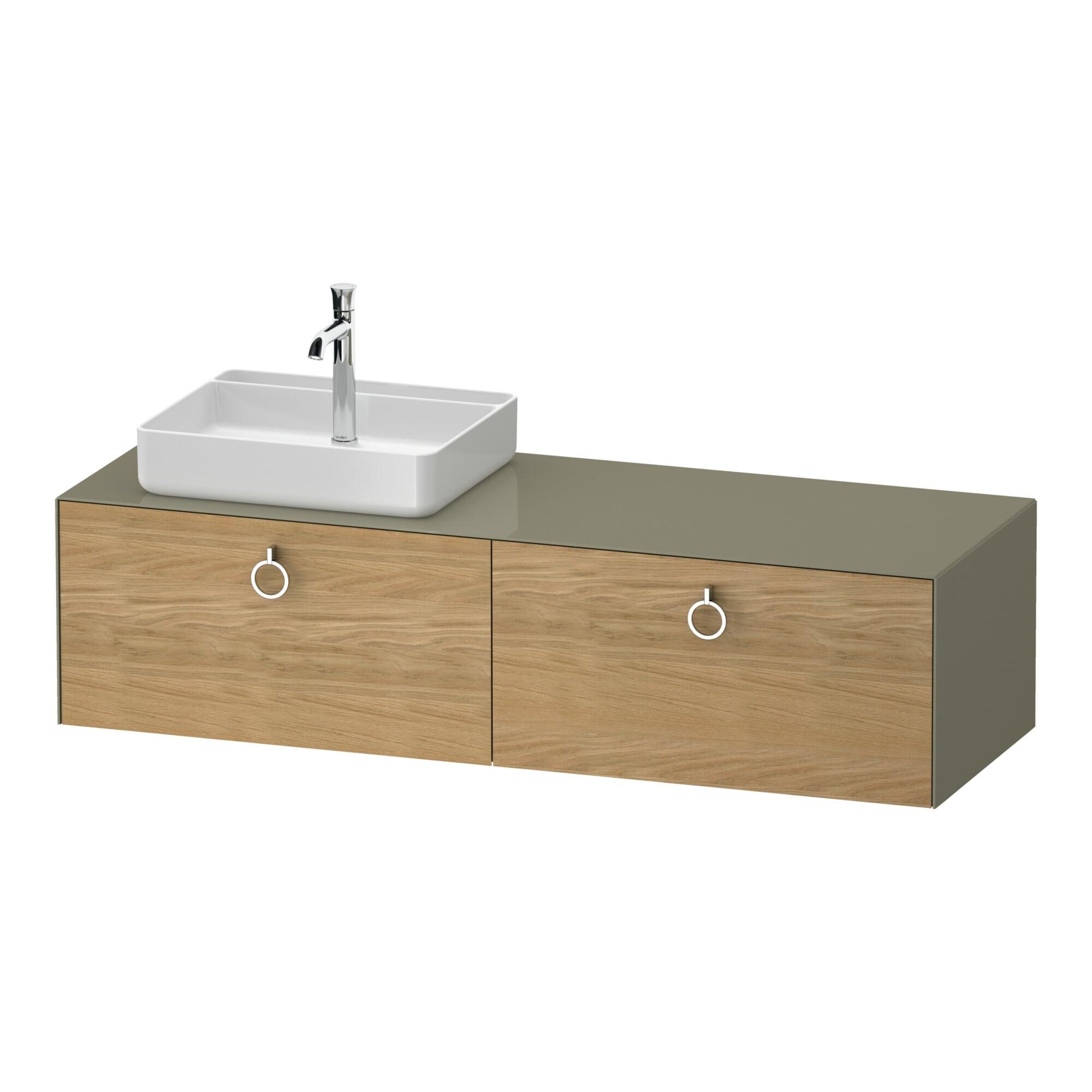 Duravit Waschtischunterschrank White Tulip 160X55Cm, B L, E Nat Stg G, K Ein/M Be (WT4890LH5H20010)