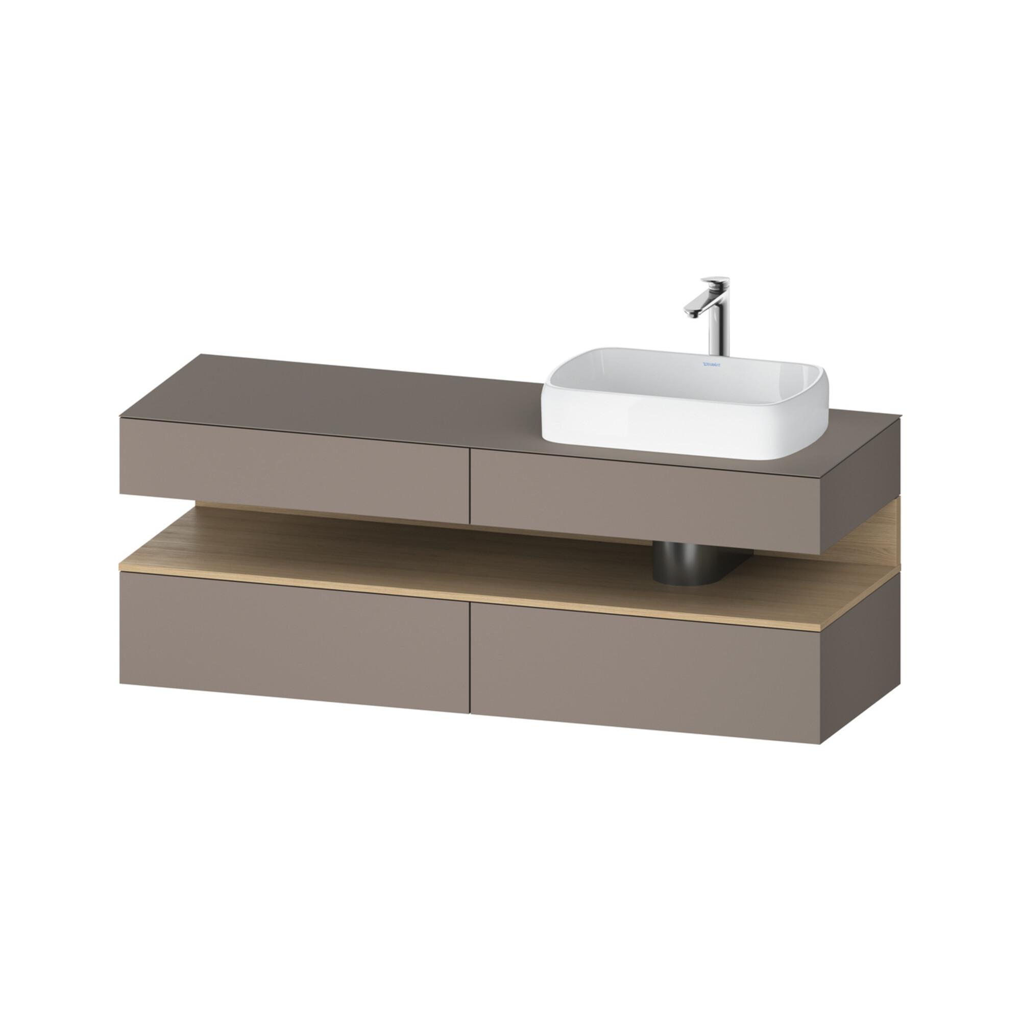 Duravit Waschtischunterschrank Qatego 160X55X60Cm, E Na/B M, Pl, B R, Nischenb (QA4778030430010)