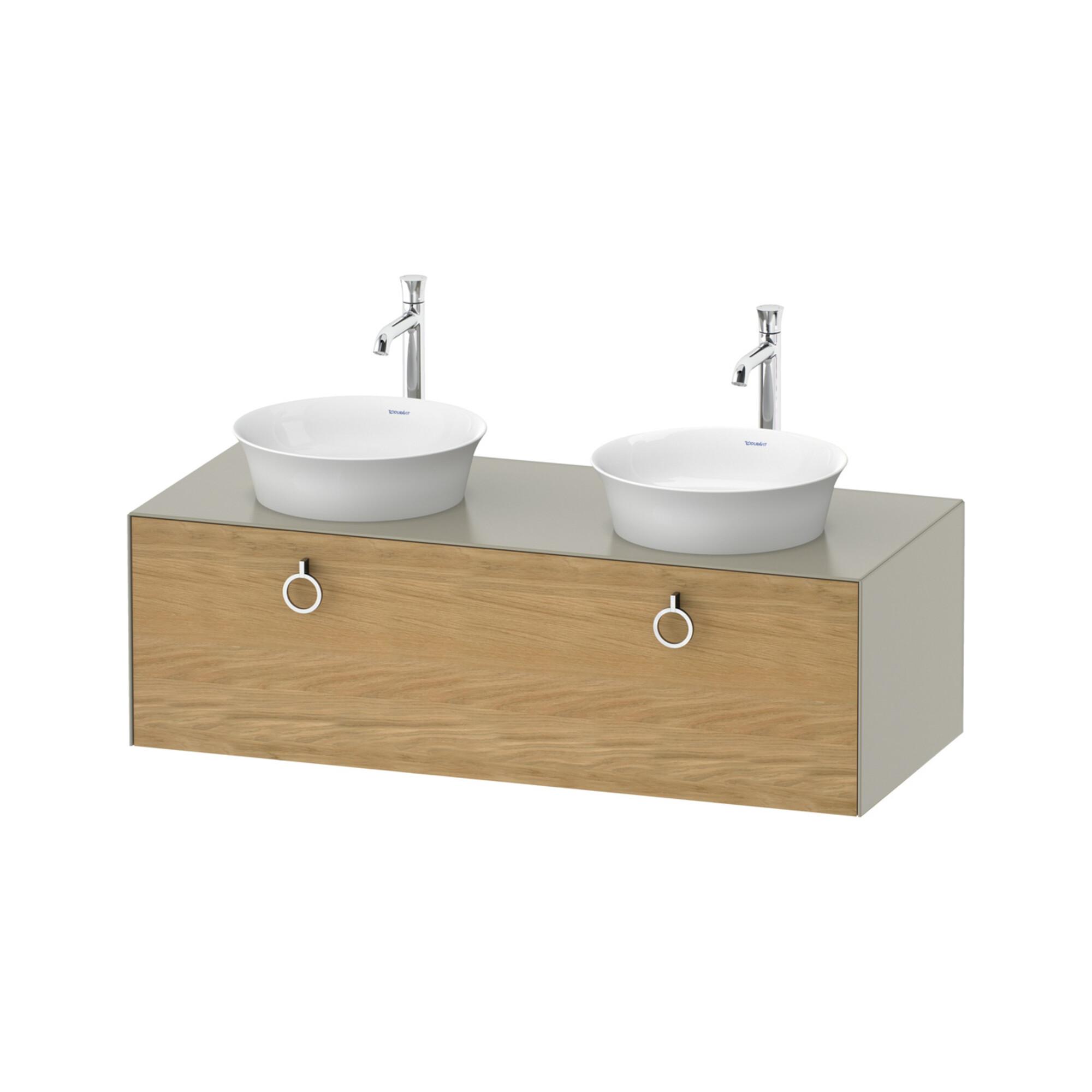Duravit Waschtischunterschrank White Tulip 130X55Cm, 1 Az M G, B Bs, E N M/Tau M (WT4983BH560)