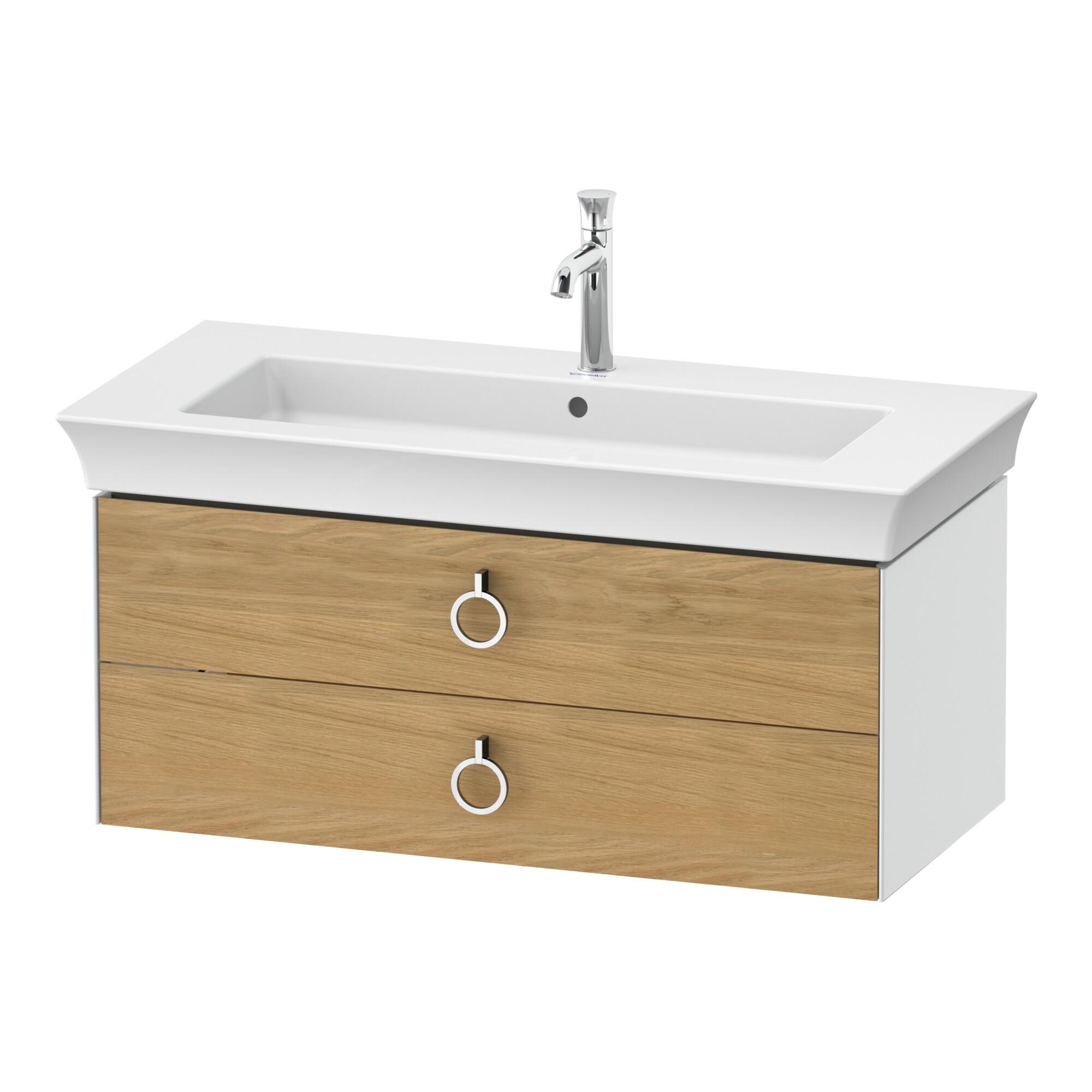 Duravit Waschtischunterschrank O. Es White Tulip 41X98,4X45,8Cm, 2 Sbk M G, E N W Hgl (WT43520H5850010)