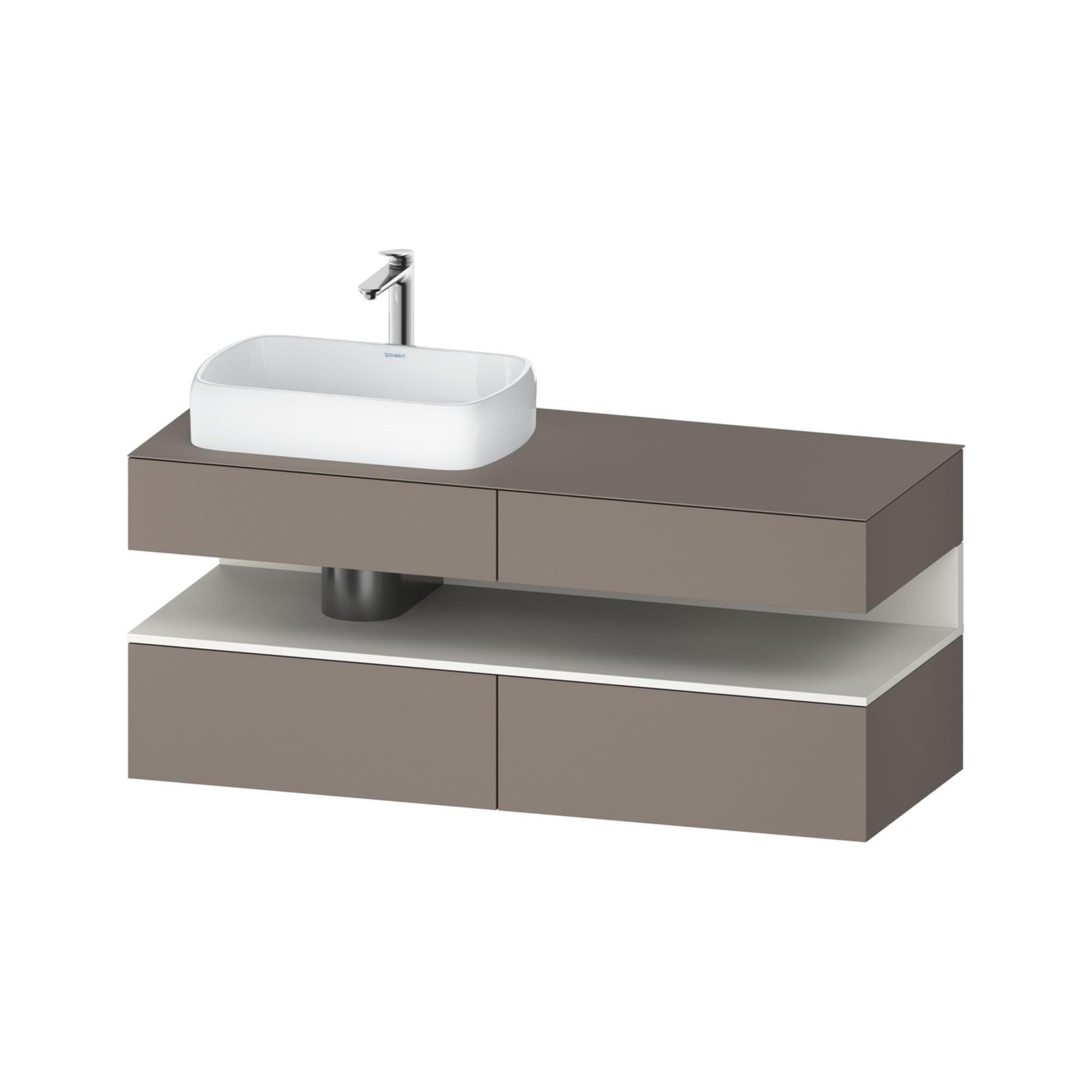Duravit Waschtischunterschrank Qatego 140X55X60Cm, W M/Ba M, Pl, Beck. Li (QA4765084430000)
