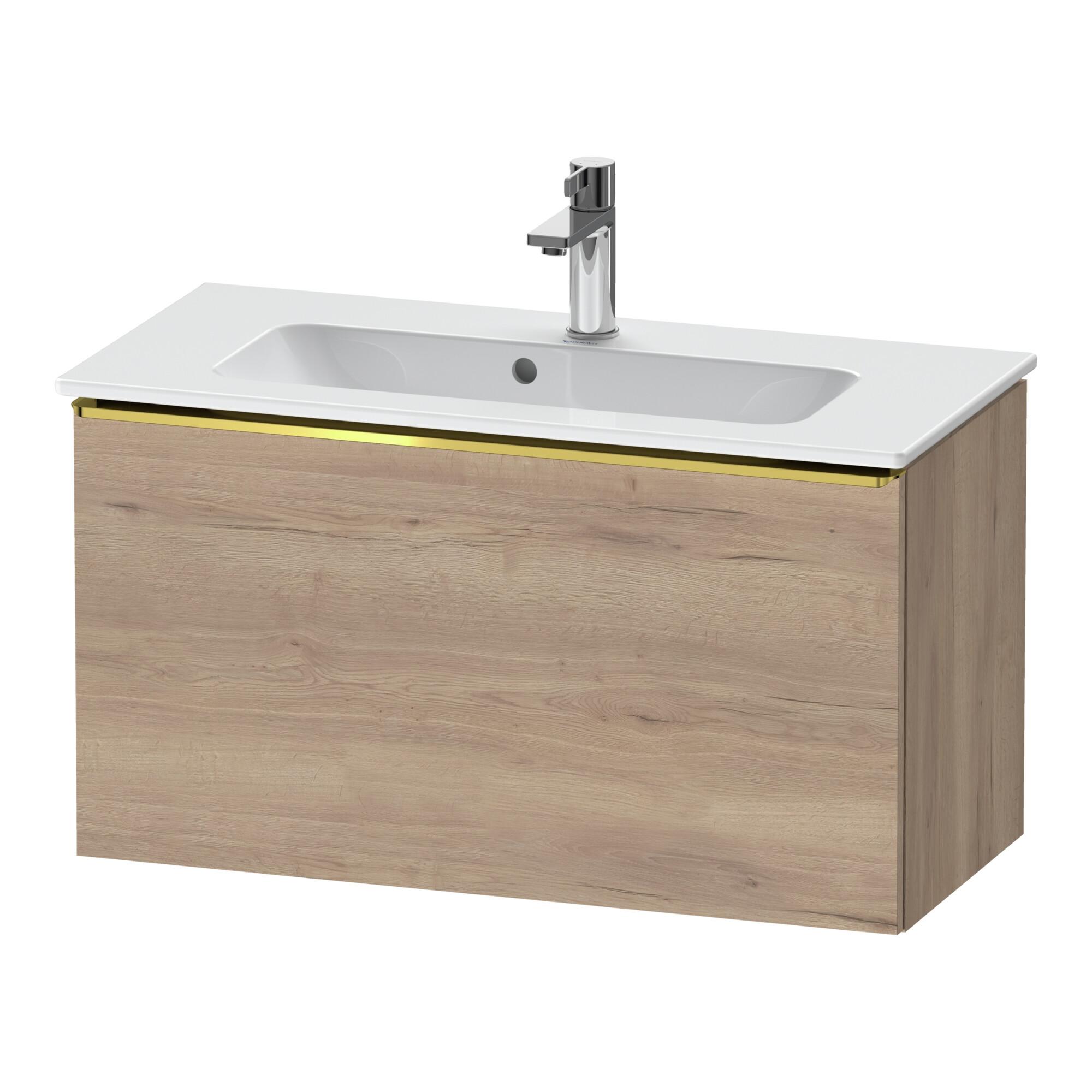 Duravit Waschtischunterschrank D-Neo Compact 81X37,2, G Pol/Ei Marm., 1 Ausz., WandhäNgend (DE4269034550000)