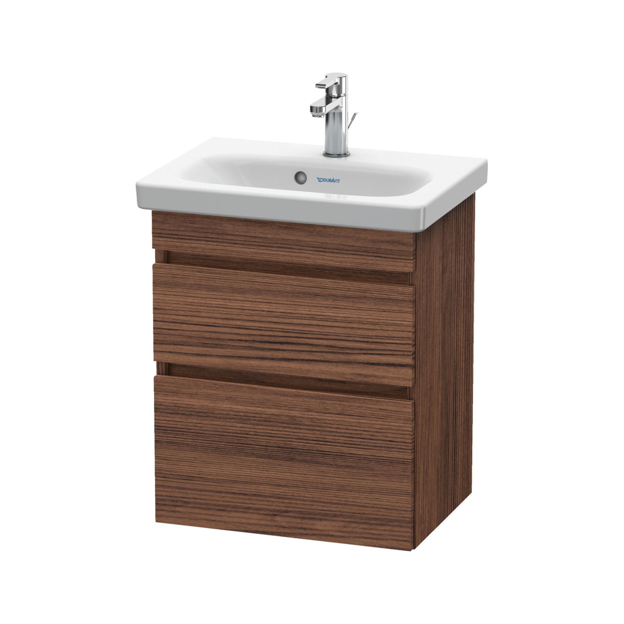 Duravit Waschtischunterschrank Com Durastyle 50X36,8Cm, Nussb Dkl., 2 Schka., WandhäNgend (DS640302121)