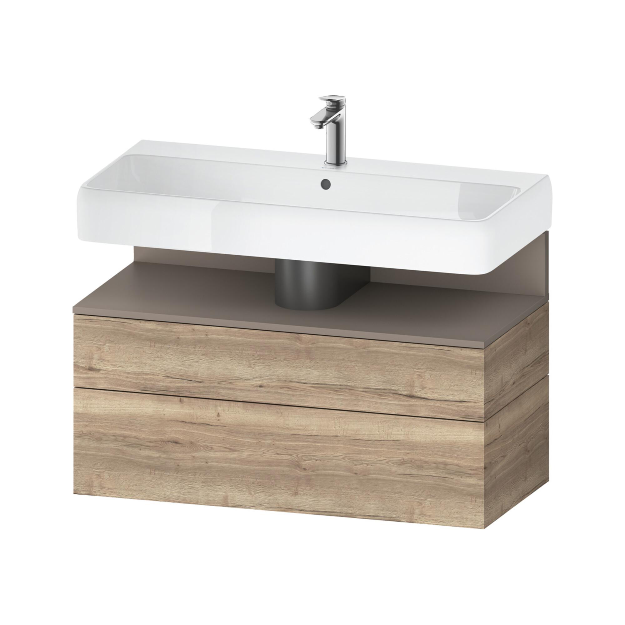 Duravit Waschtischunterschrank Qatego 99X47X59Cm, Ba M/E Ma, 1 Kast, 1 Ausz. (QA4395043550000)