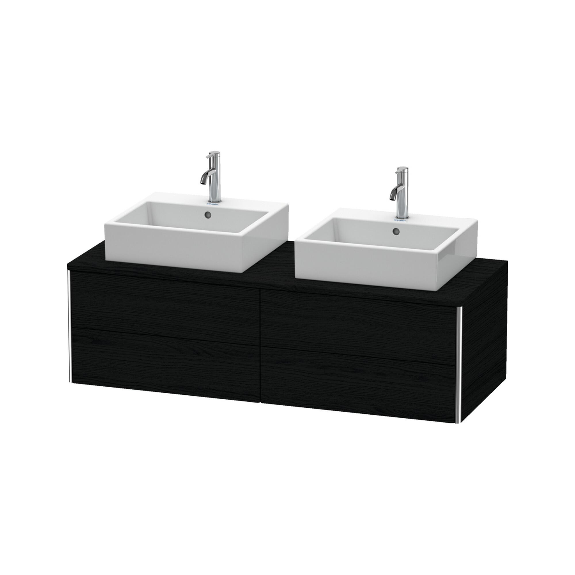 Duravit Waschtischunterschrank Xsquare 140X54,8X40Cm, 4 La, B Bs, WandhäNgend, Ei Sw (XS4916B1616)