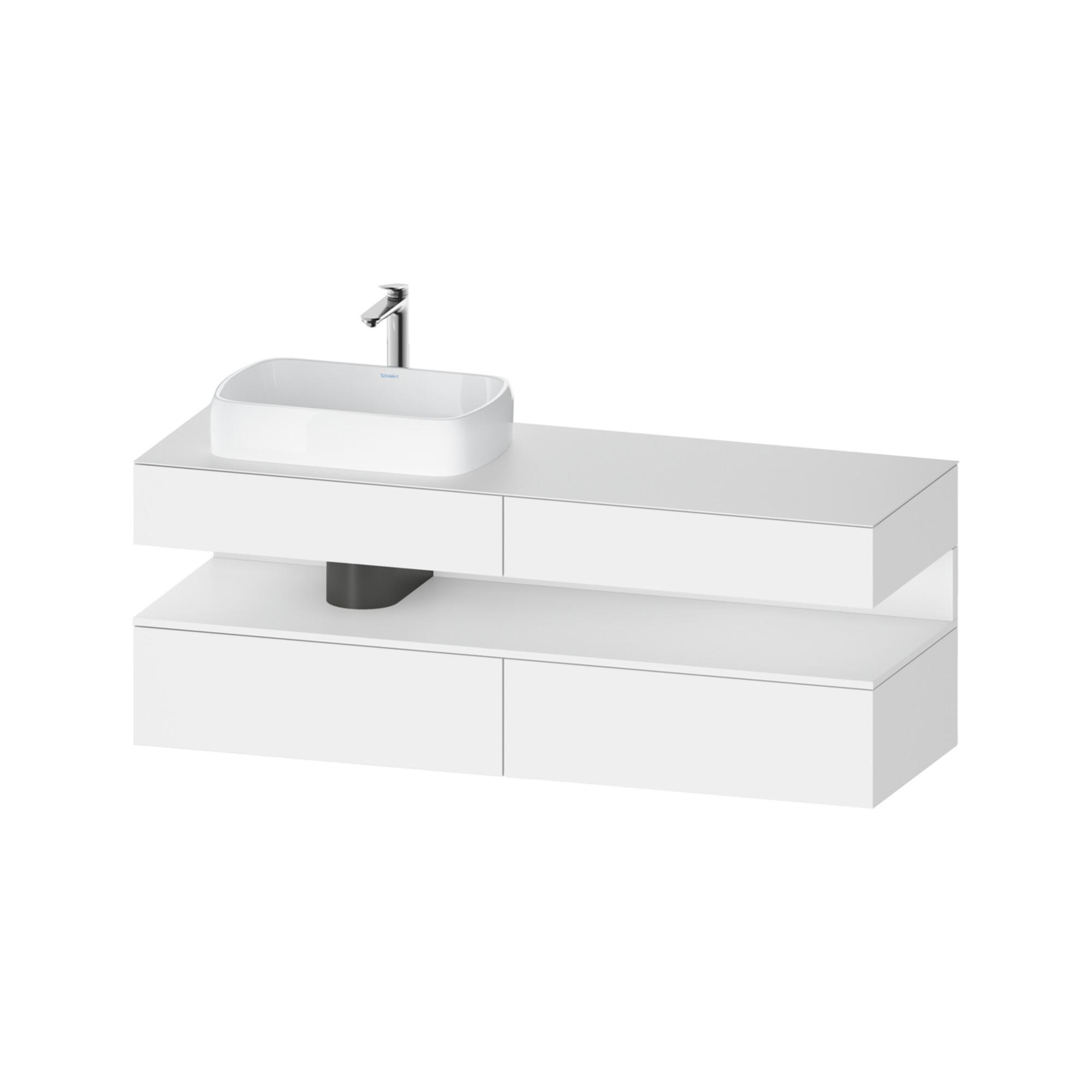 Duravit Waschtischunterschrank Qatego 160X55X60Cm, W M, Pl, Beck. Li, Nischenb (QA4777018180010)