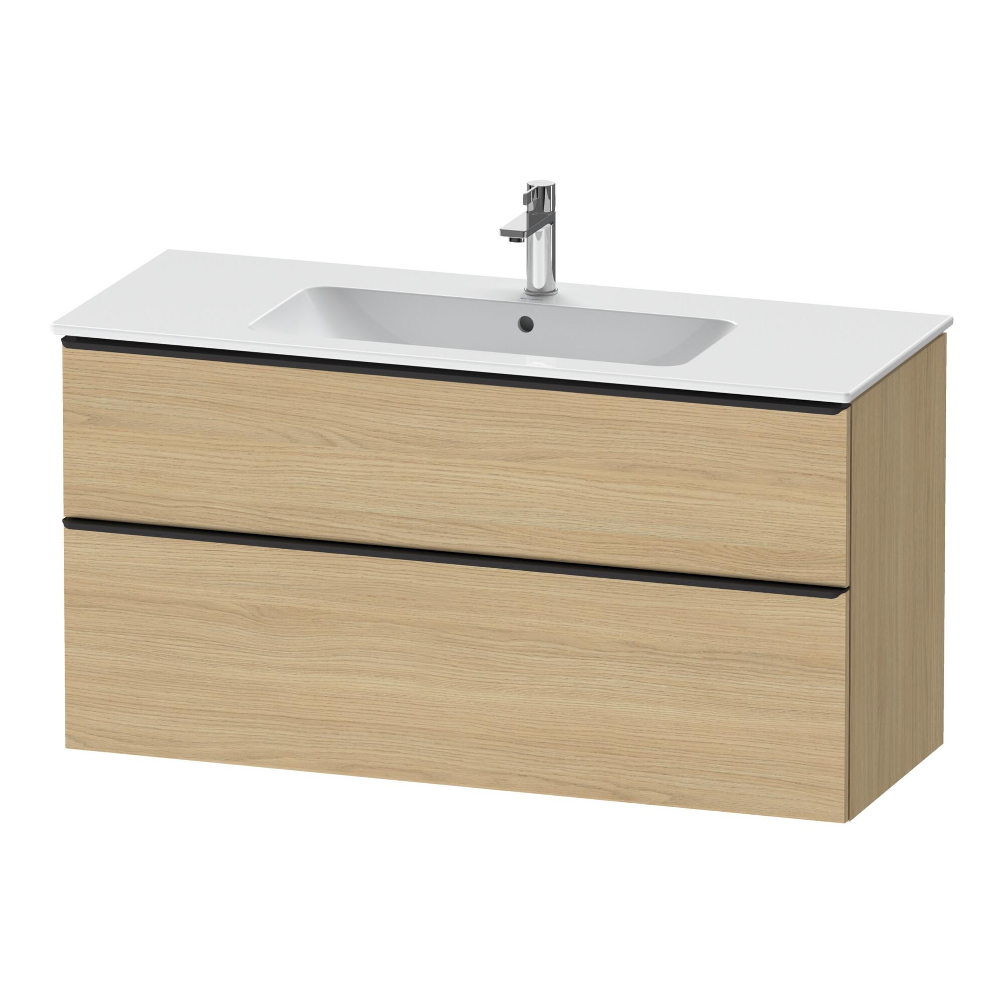 Duravit Waschtischunterschrank D-Neo 121X46,2Cm, Sw/Ei N, 1 Schubk., 1 Ausz. (DE43640BD300000)