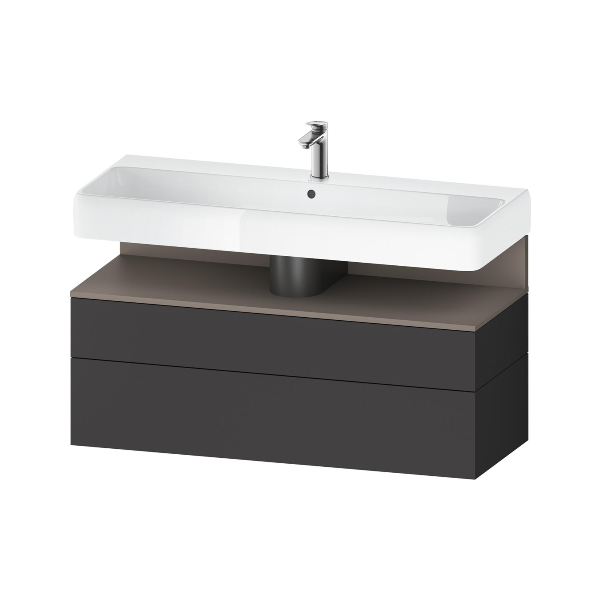 Duravit Waschtischunterschrank Qatego 119X47X59Cm, Ba M/Gr M, 1 Kast, 1 Ausz. (QA4396043490000)