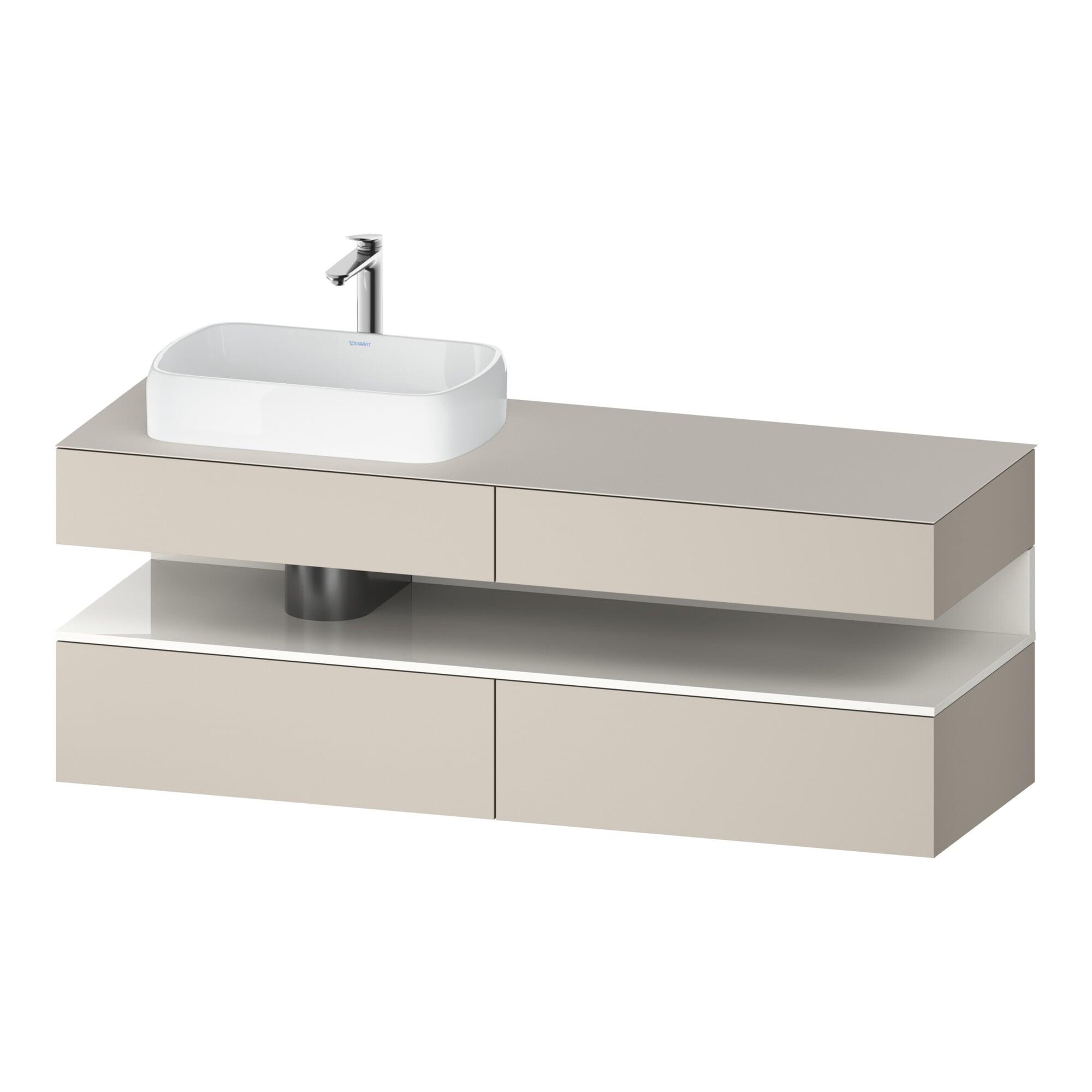 Duravit Waschtischunterschrank Qatego 160X55X60Cm, W G/Tau M, Pl, Beck. Li (QA4777022910000)