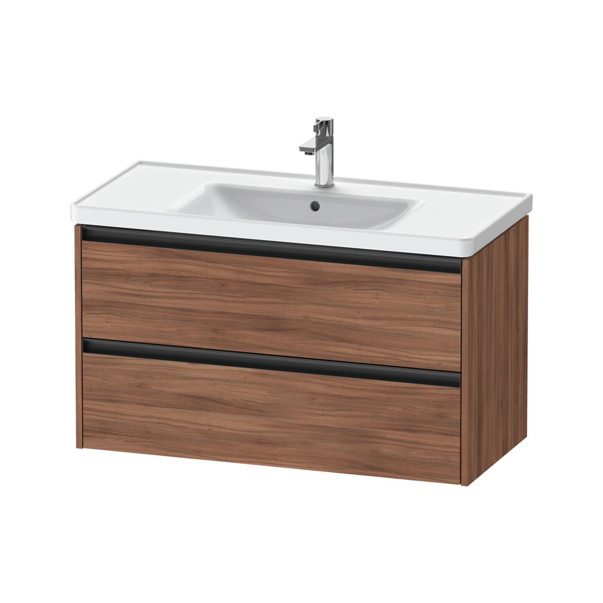 Duravit Waschtischunterschrank Ketho.2 98,4X45,5Cm, Nussb Nat, 2 Schub., WandhäNgend (K25284079790000)