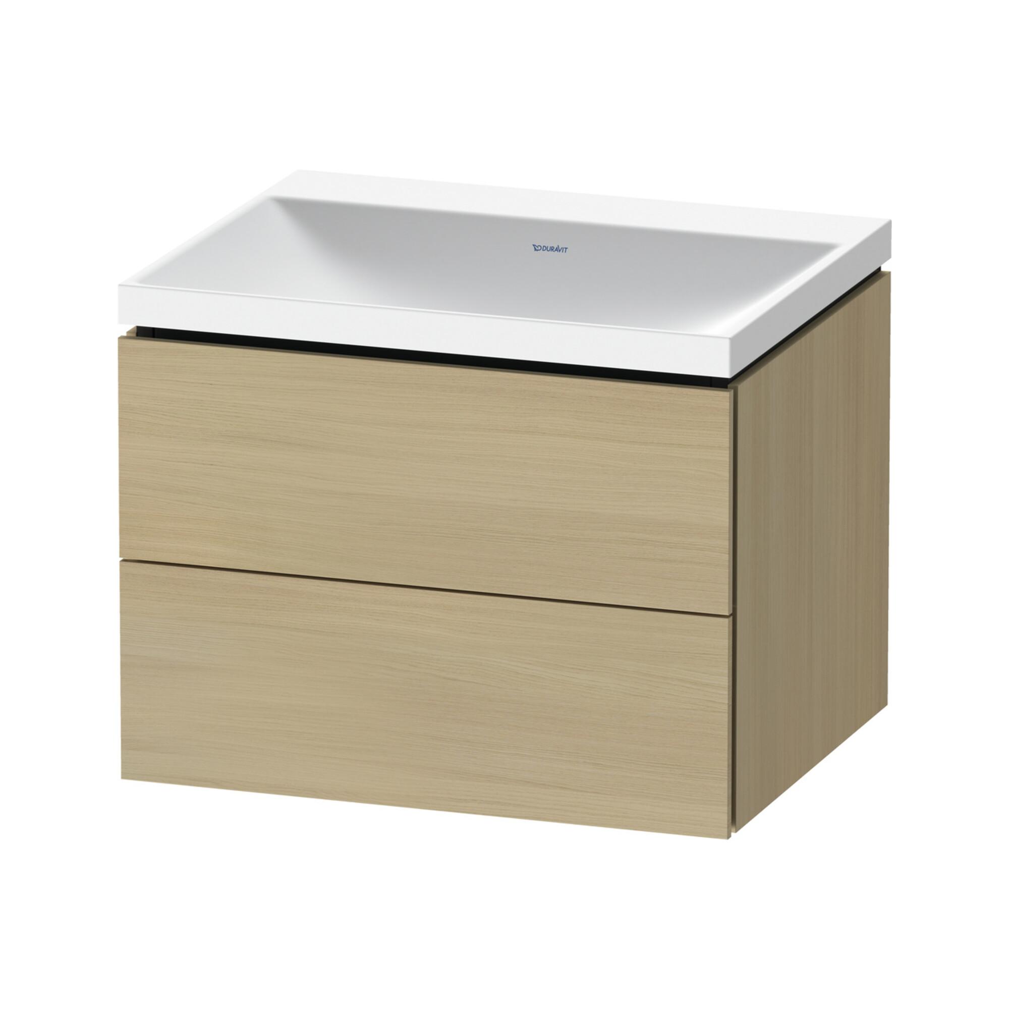 Duravit MöBel-Set L-Cube 60X48X48Cm, O. Hahnl., Med. Ei, 2 Schub. (LC6950N71710000)