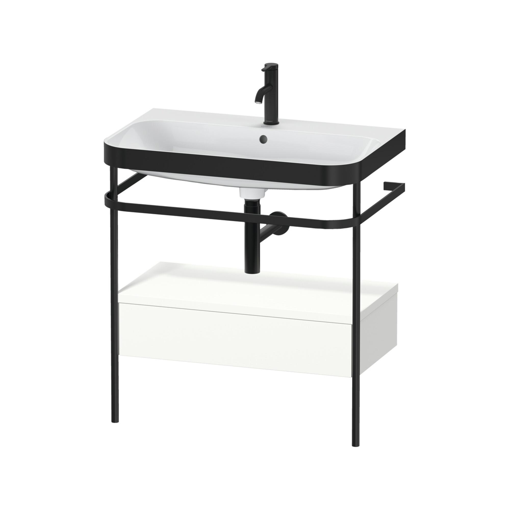 Duravit MöBelwaschtisch-Kombi Happy D.2 Plus 77,5X49Cm, 1 Hl, W M, M Konso, 1 Lad (HP4742O8484)