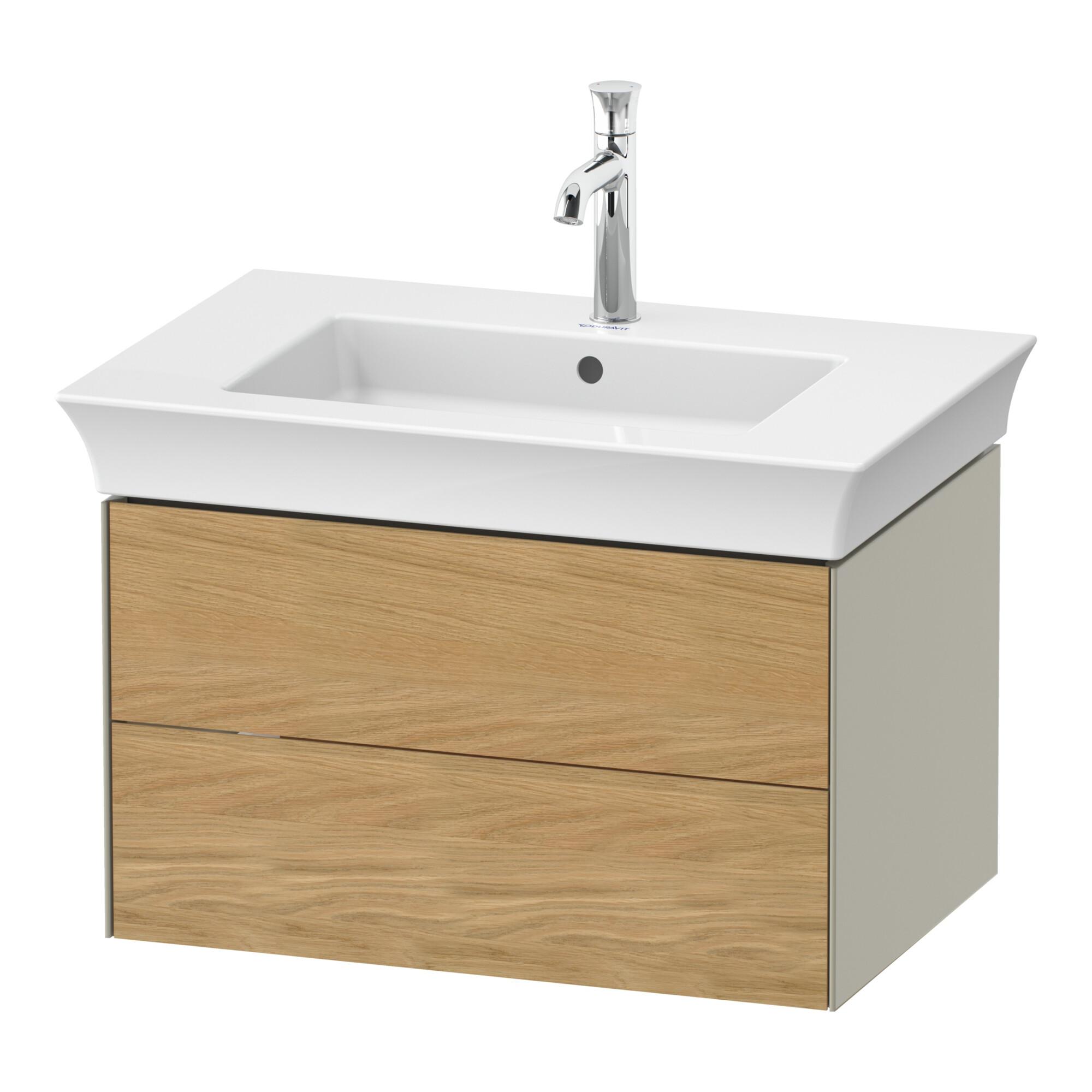 Duravit Waschtischunterschrank O. Es White Tulip 41X68,4X45,8Cm, 2 Sbk, E N Tau S-Matt (WT43410H5600010)