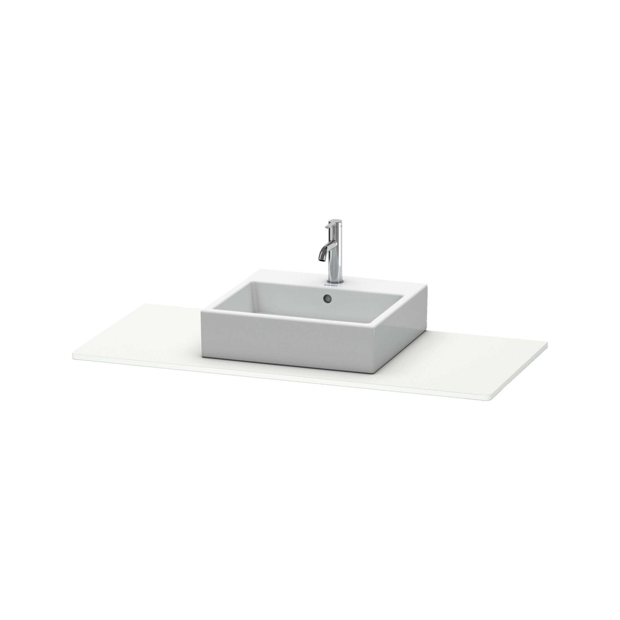 Duravit Konsole Xsquare 80X55Cm, We Supermatt, Mit 1 Ausschnitt (XS060D08484)