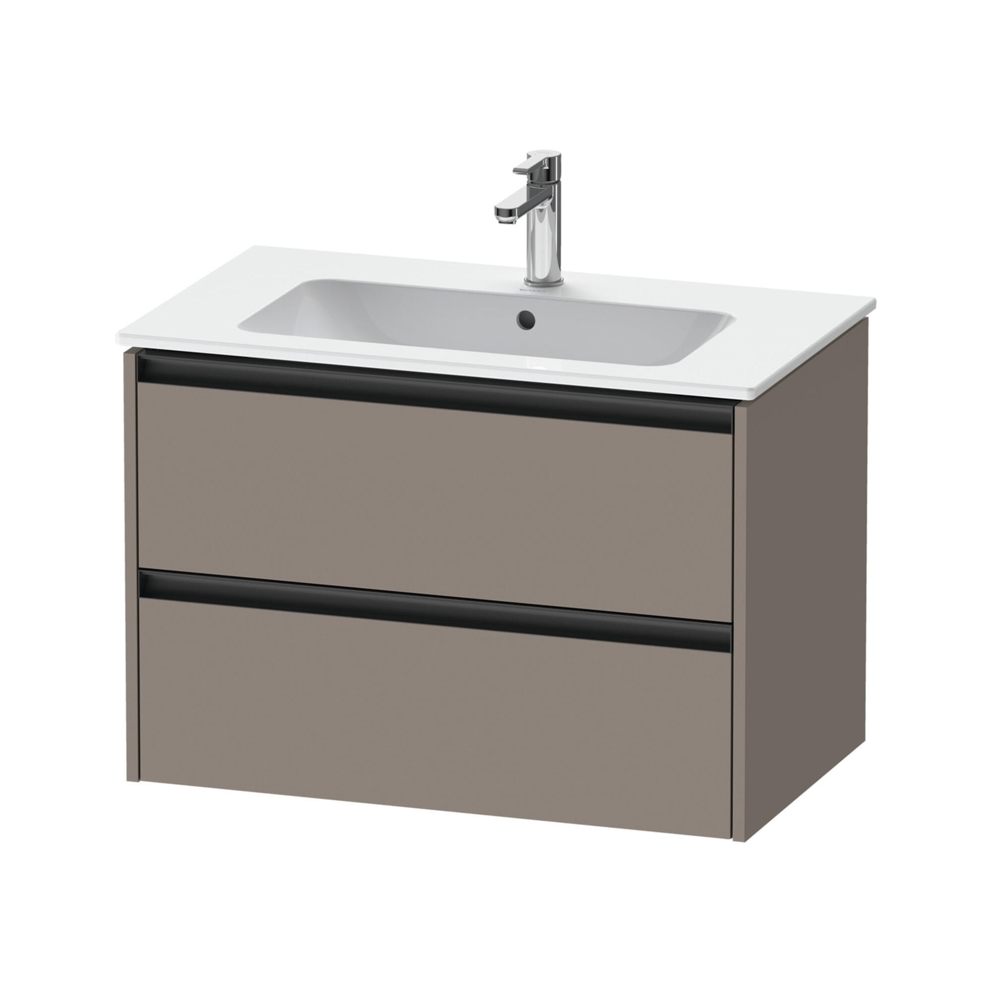 Duravit Waschtischunterschrank Ketho.2 81X48Cm, Bas. Ma, 2 Schub., WandhäNgend (K25263043430000)
