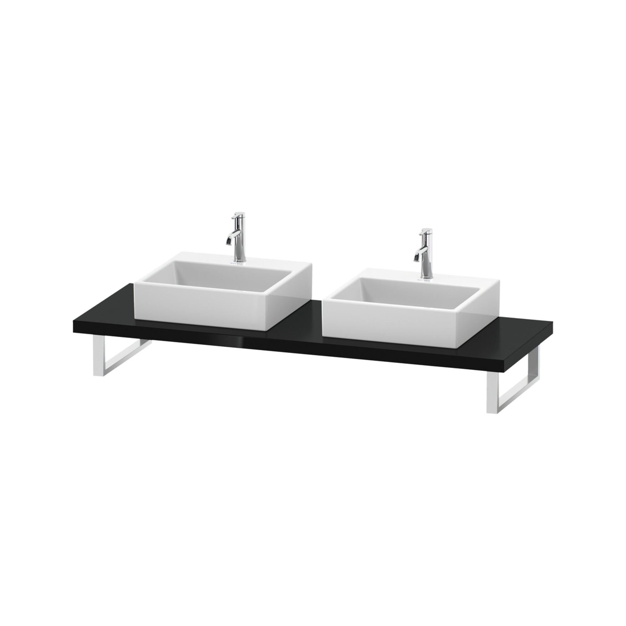 Duravit Konsole L-Cube 80-200X55Cm, 2 A., StäR 4.5Cm, Sw Hgl (LC103C04040)