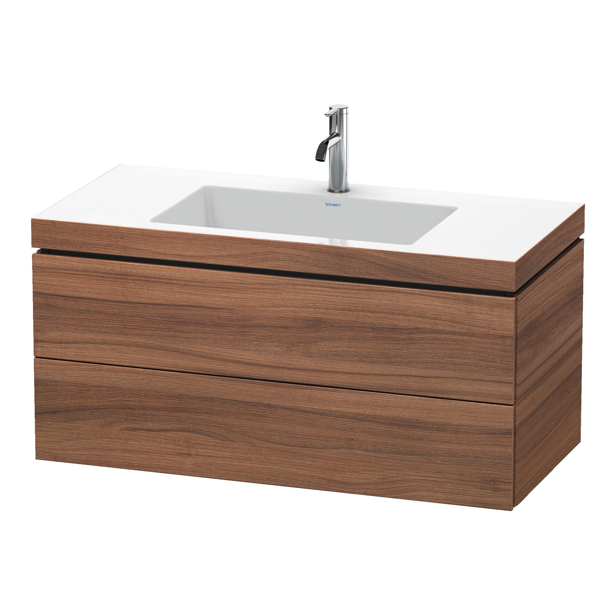 Duravit Waschtischunterschrank C-Bonded L-Cube 100X48Cm, 1 Hl, N Nat, 2 Schub., WandhäNgend (LC6928O7979)