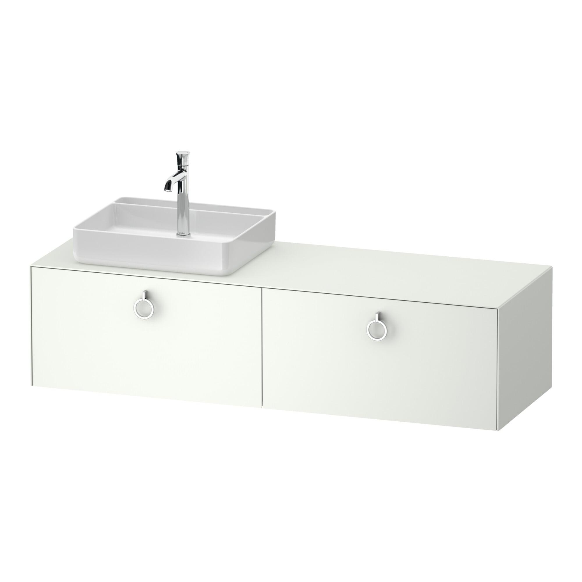 Duravit Waschtischunterschrank White Tulip 160X55Cm, B L, W M, K Ein/M Beleuchtung (WT4890L36360010)