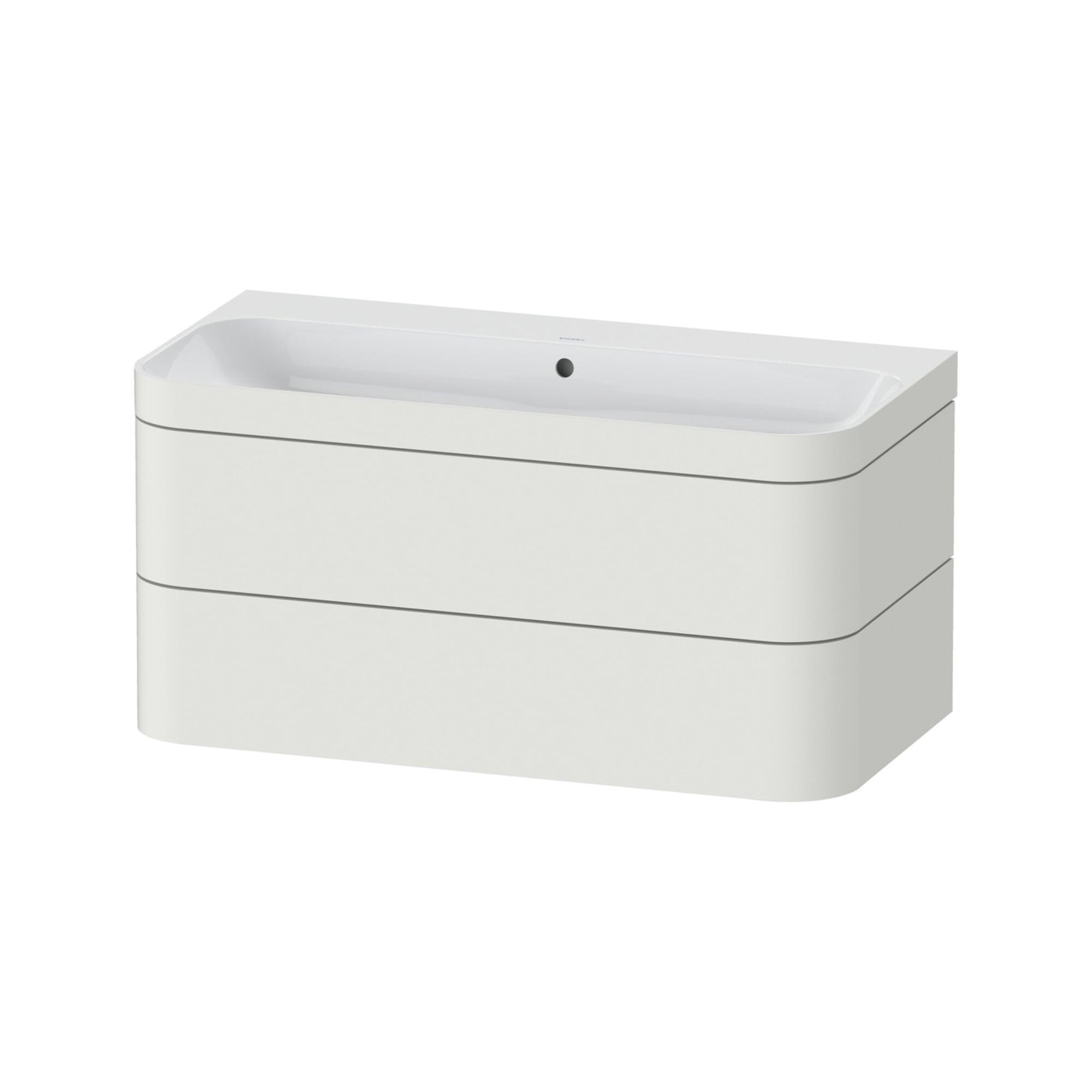 Duravit MöBelwaschtisch-Unterschrank Happy D.2 Plus 97,5X49Cm, O Hl, No We S-Matt, 2 Schubk. (HP4638N3939)