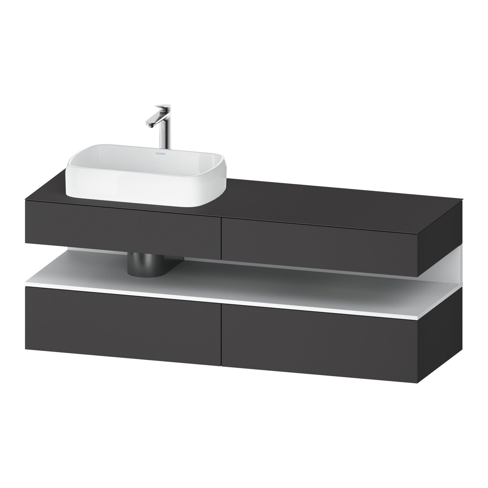 Duravit Waschtischunterschrank Qatego 160X55X60Cm, W M/Gr M, Pl, Beck. Li (QA4777018490000)