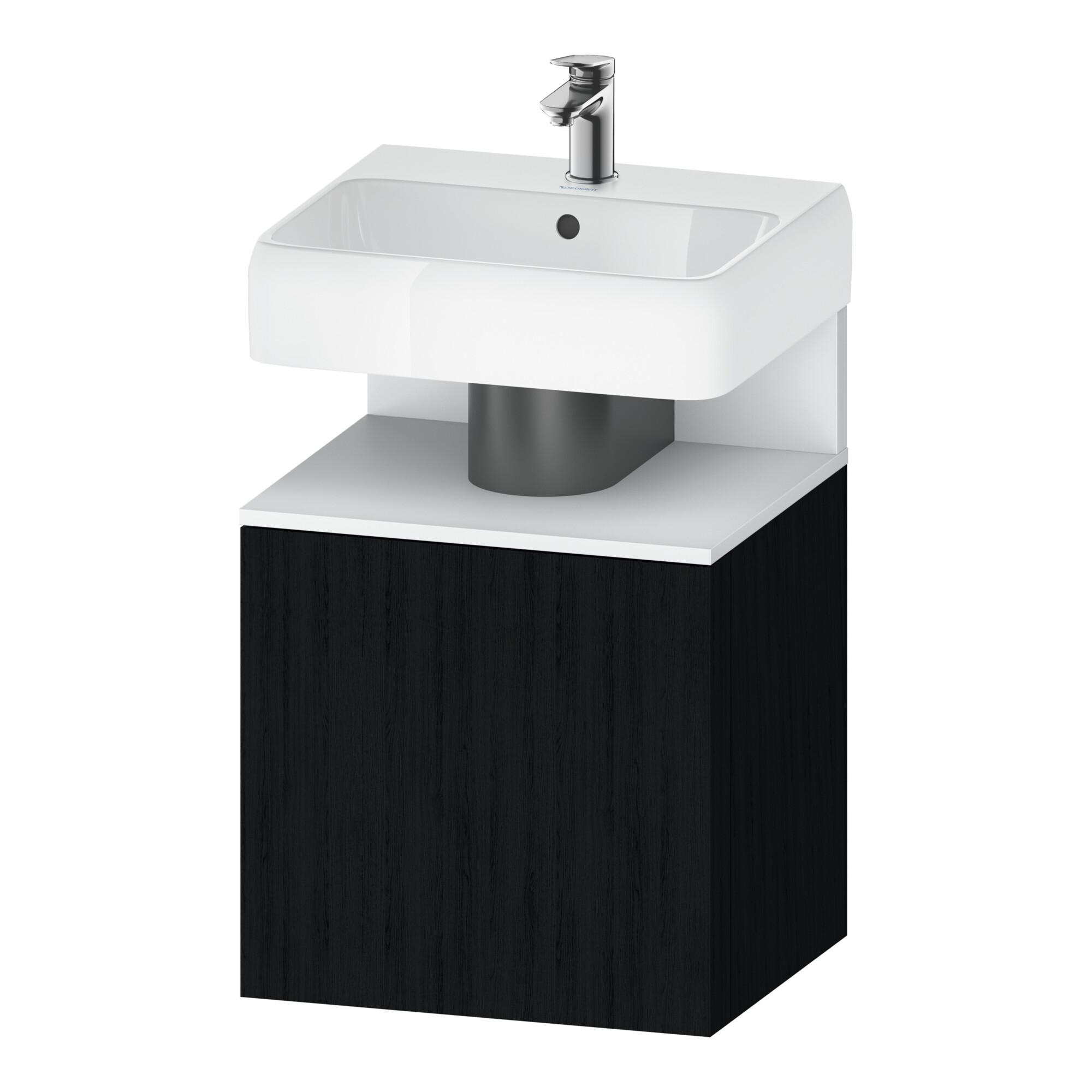 Duravit Waschtischunterschrank Qatego 49X42X64,5Cm, 1 T., T. Li, We M/Eich Sw (QA4077L18160000)