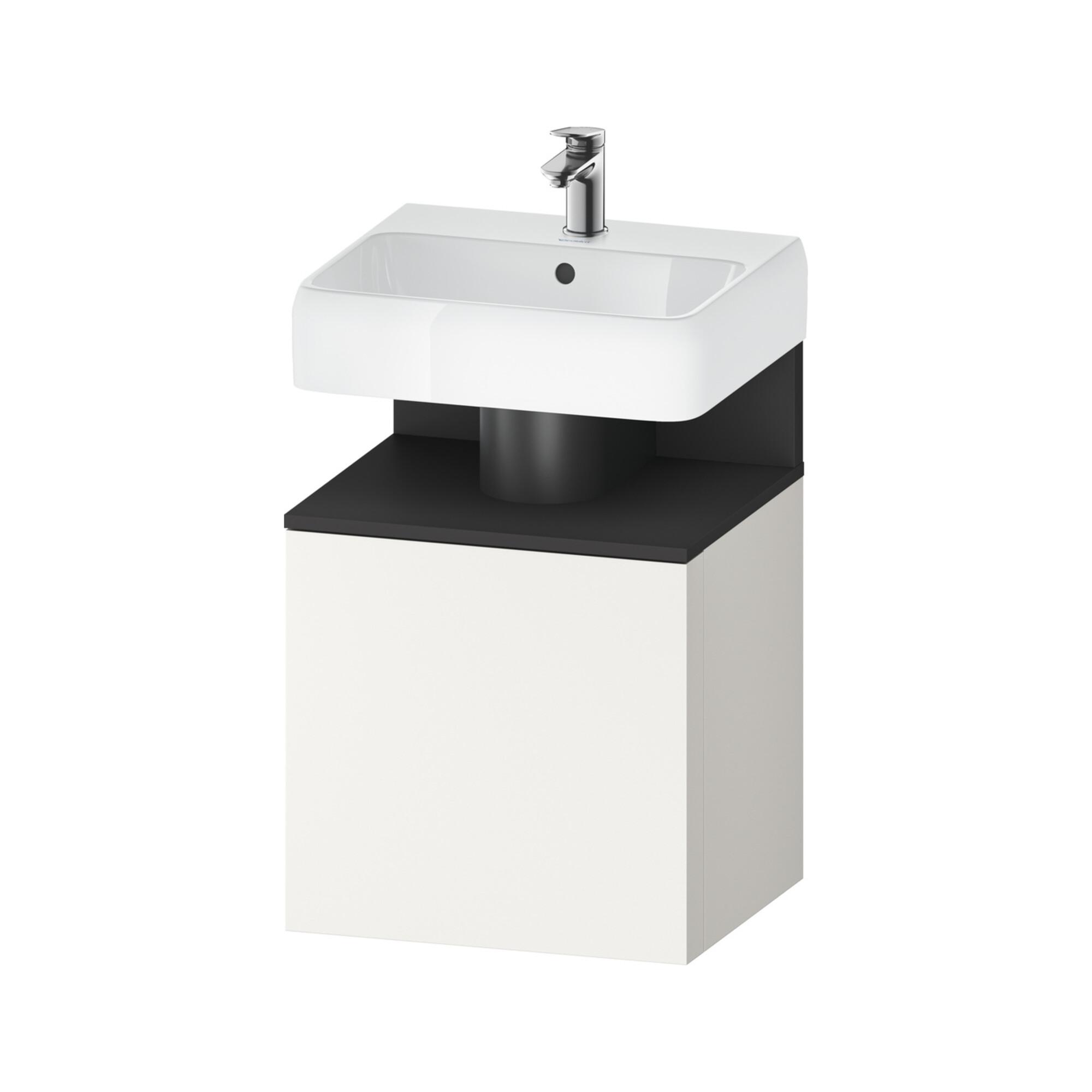 Duravit Waschtischunterschrank Qatego 49X42X64,5Cm, 1 T, T L, Gra Matt/We Matt (QA4077L49840000)