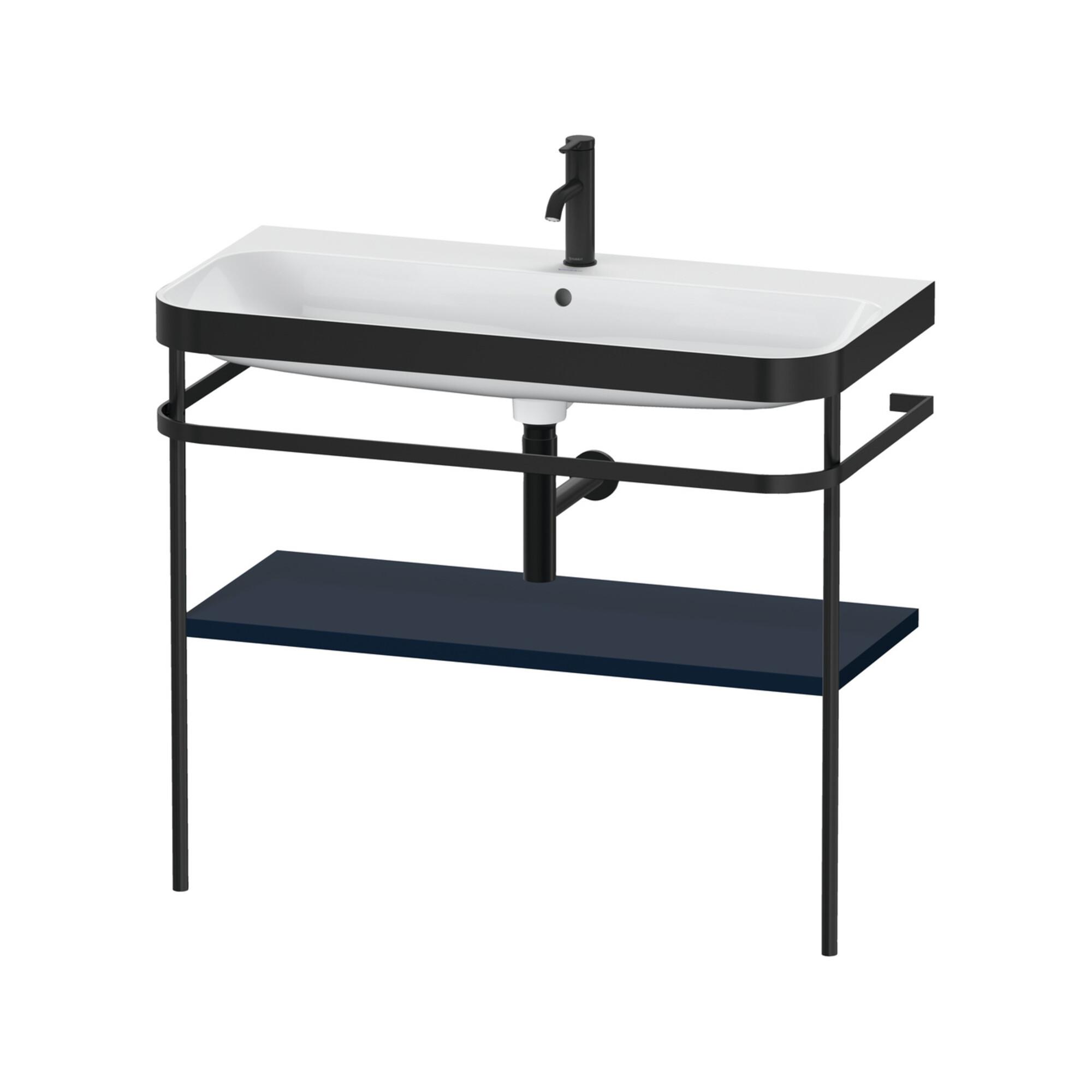 Duravit MöBelwaschtisch-Kombi Happy D.2 Plus 97,5X49Cm, 1 Hl, Blau S-Matt, M Konsole (HP4738O9898)