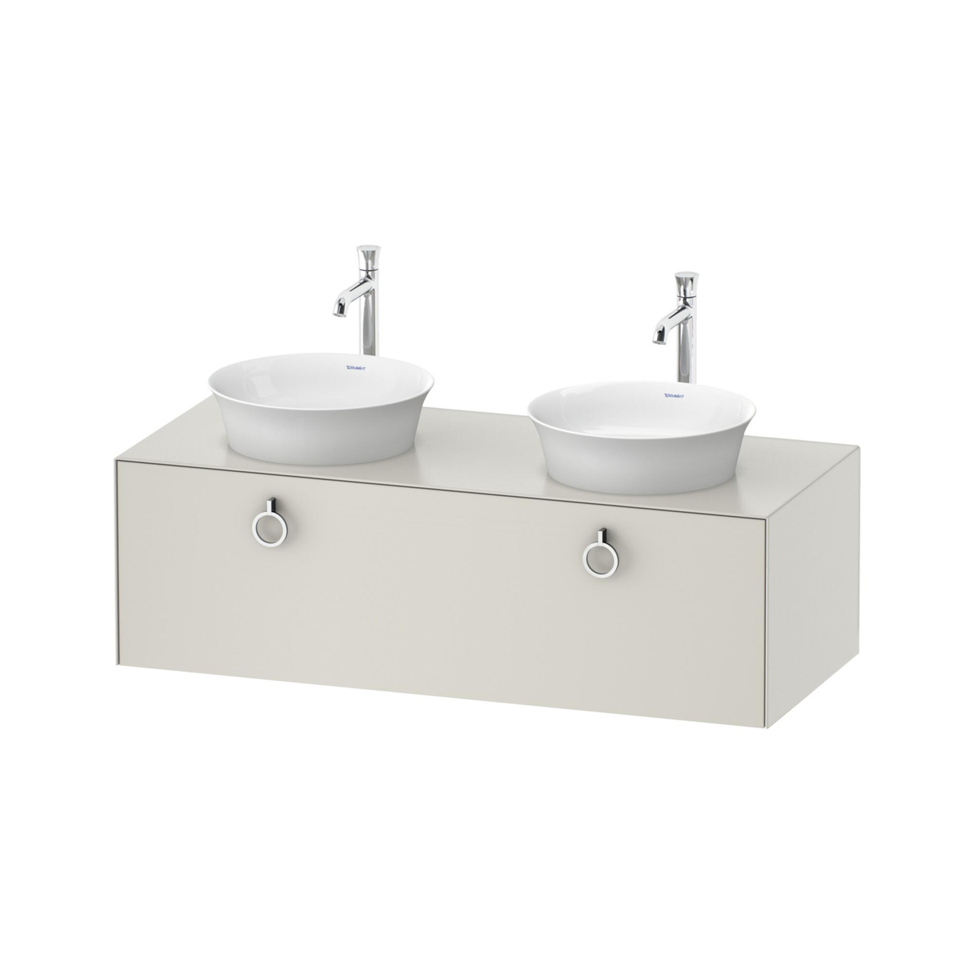 Duravit Waschtischunterschrank White Tulip 130X55Cm, No W M, K Ein/M Beleuchtung (WT4983B39390010)