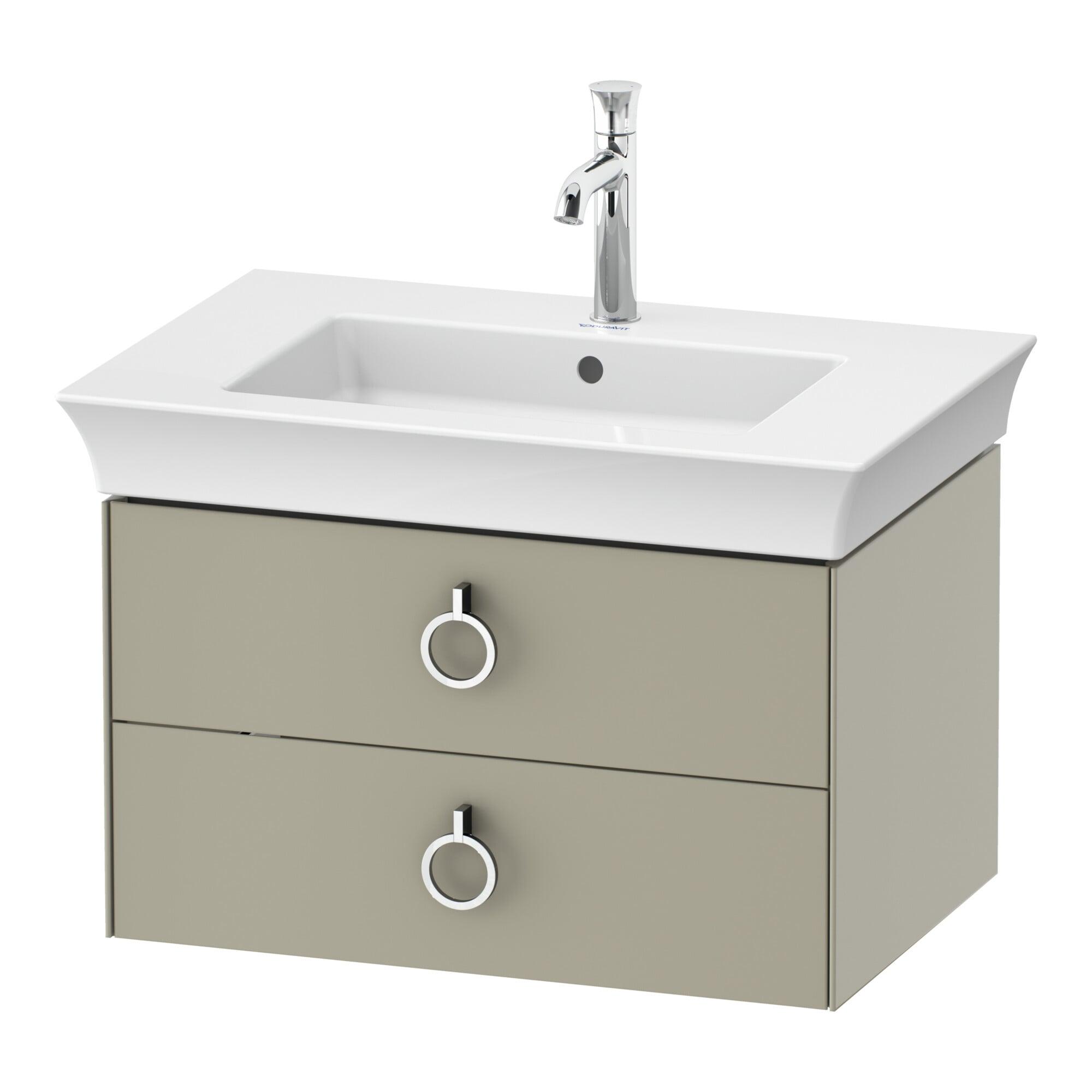 Duravit Waschtischunterschrank O. Es White Tulip 41X68,4X45,8Cm, 2 Schka., Tau Seidenmatt (WT4351060600010)
