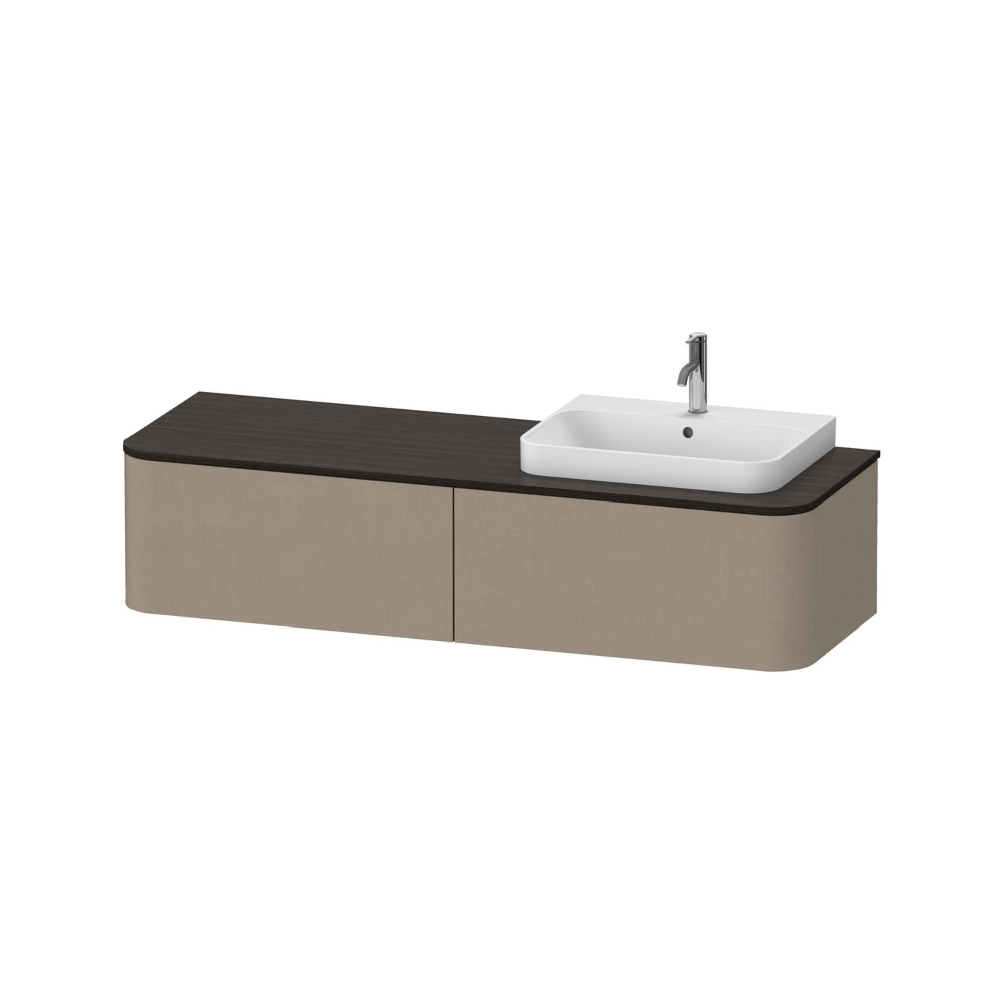 Duravit Waschtischunterschrank Happy D.2 Plus 160X55Cm, 2 Az, F Awt, Beck. Re, Lei (HP4944R7575)
