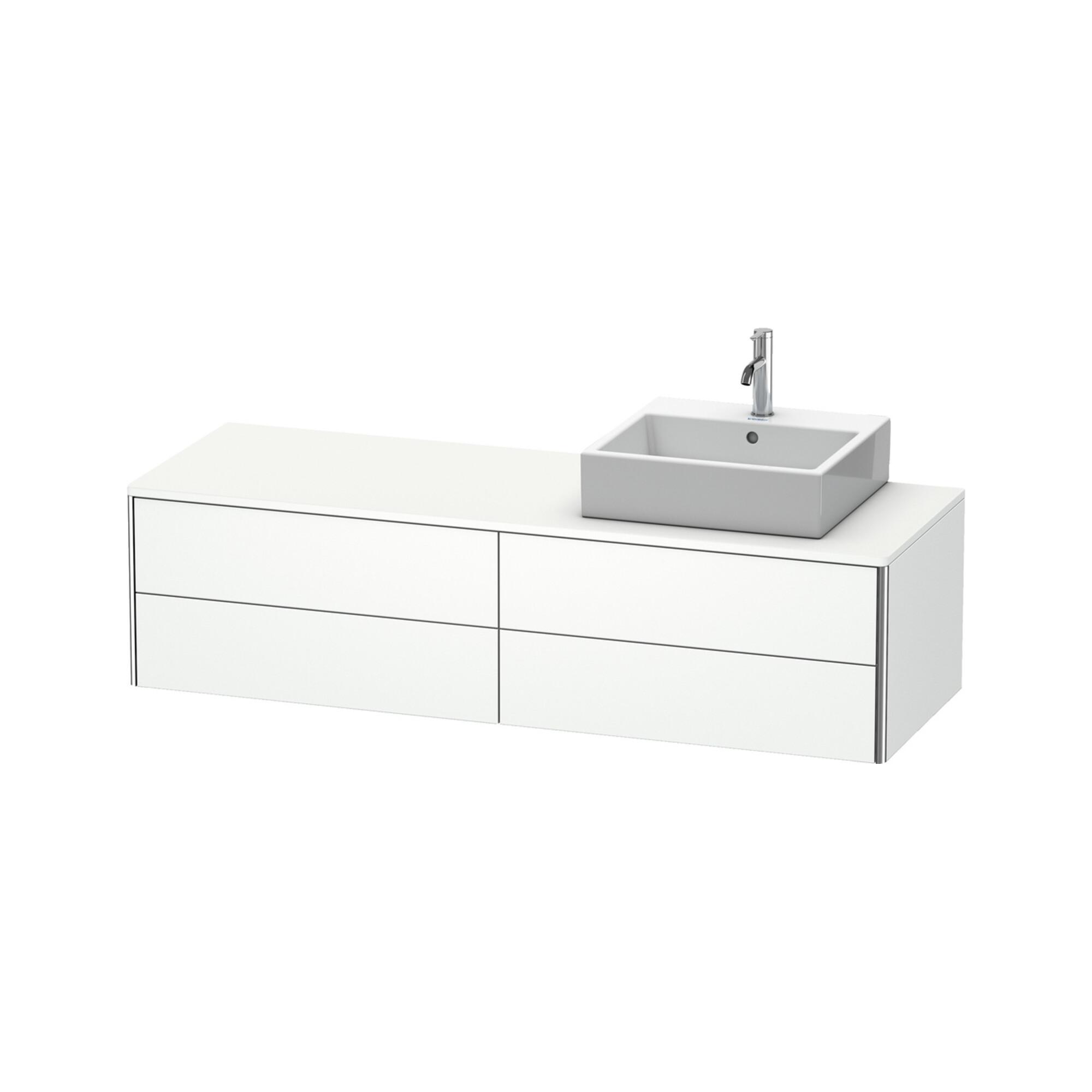 Duravit Waschtischunterschrank Xsquare 160X54,8X40Cm, 4 La, Wd, B Re, We Matt (XS4914R8484)