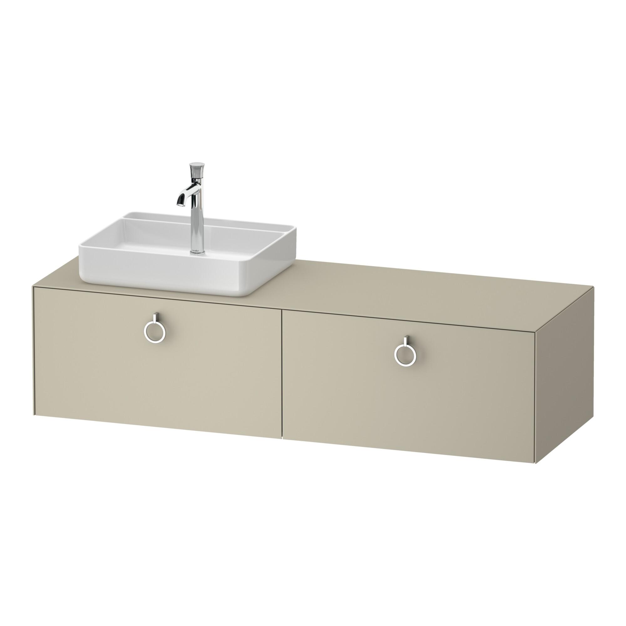 Duravit Waschtischunterschrank White Tulip 160X55Cm, B L, T M, K Ein/O Beleuchtung (WT4890L60600000)